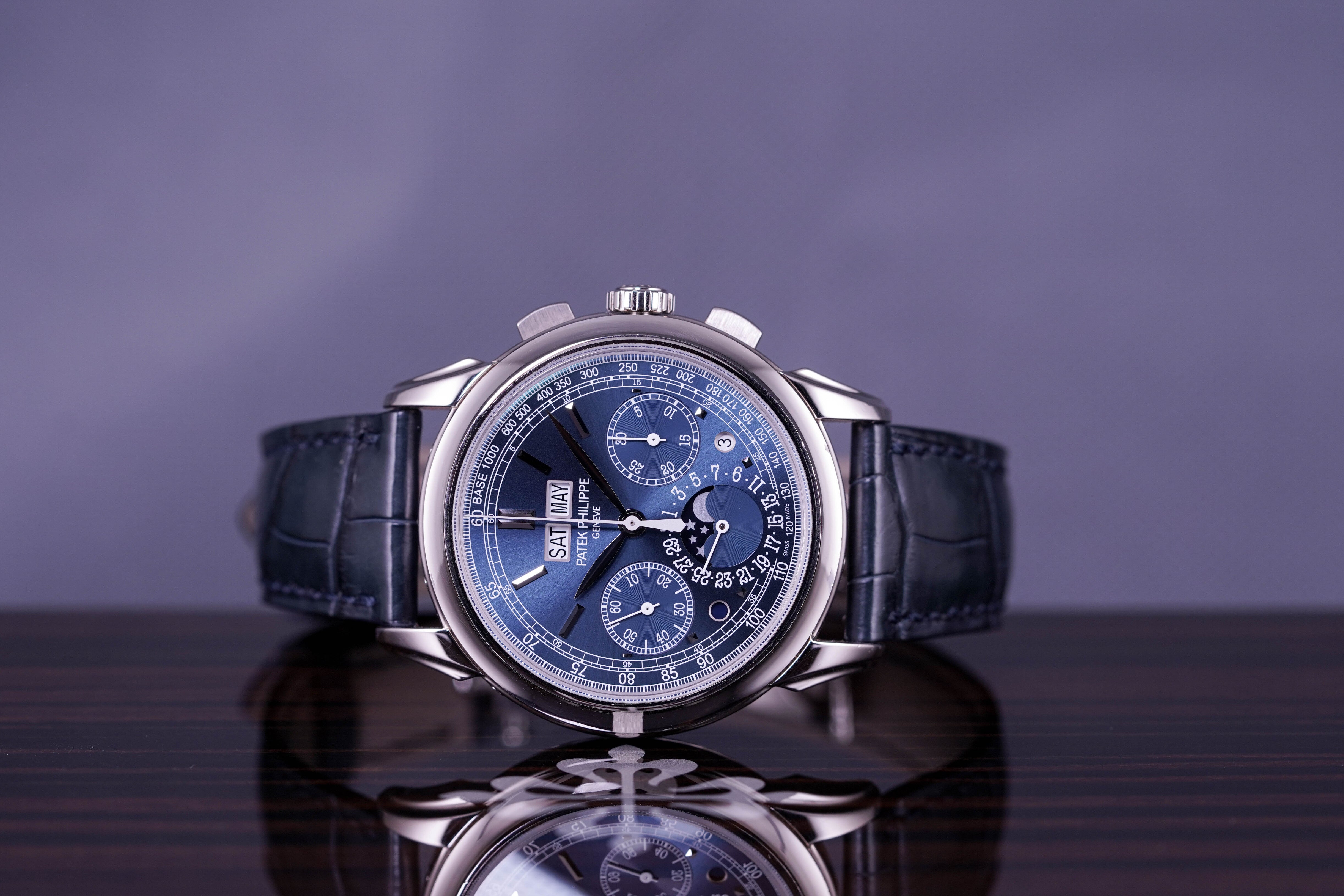 PERPETUAL CALENDAR 5270G CHRONOGRAPH BLUE DIAL (2016)