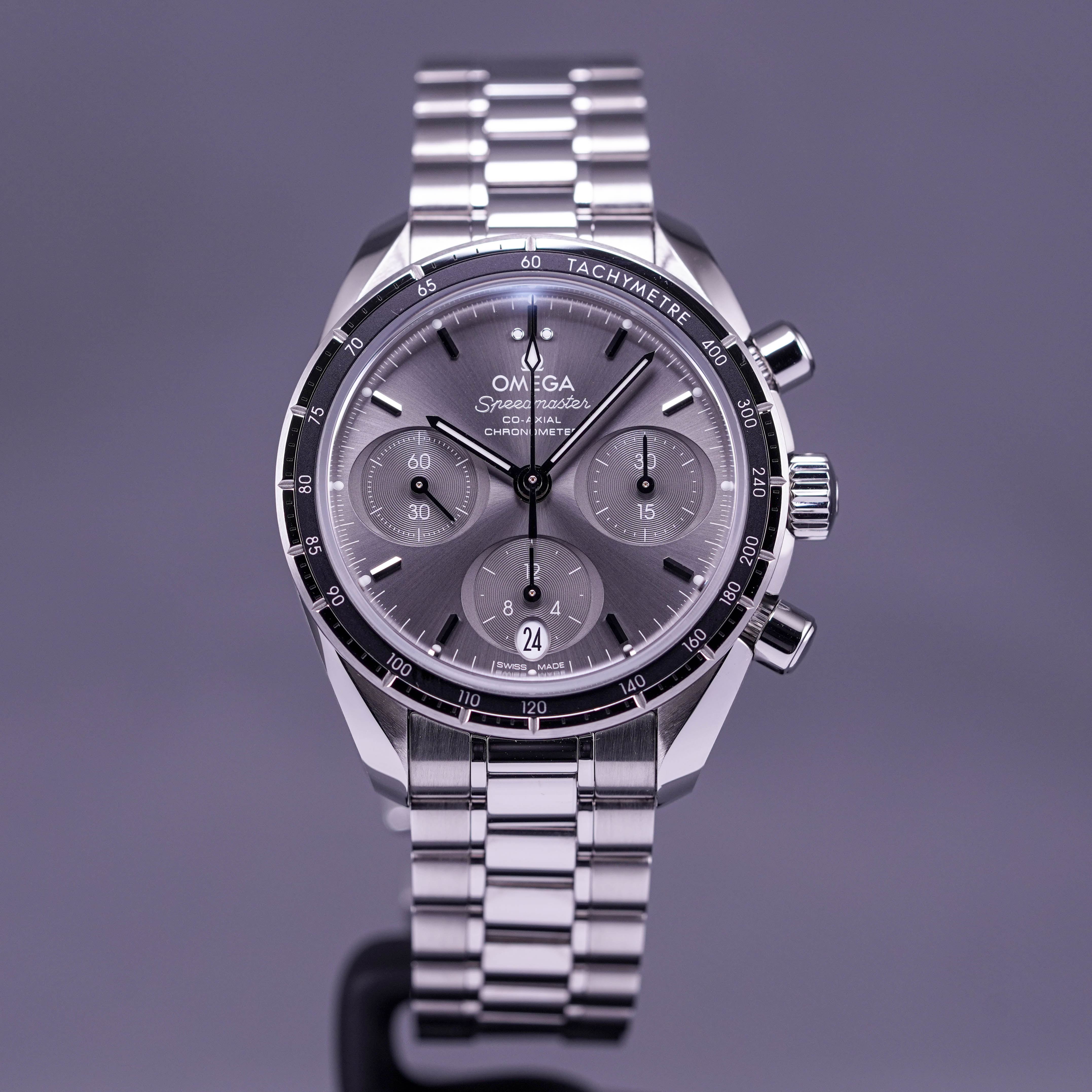 SPEEDMASTER CO-AXIAL CHRONOGRAPH 38MM GREY DIAL