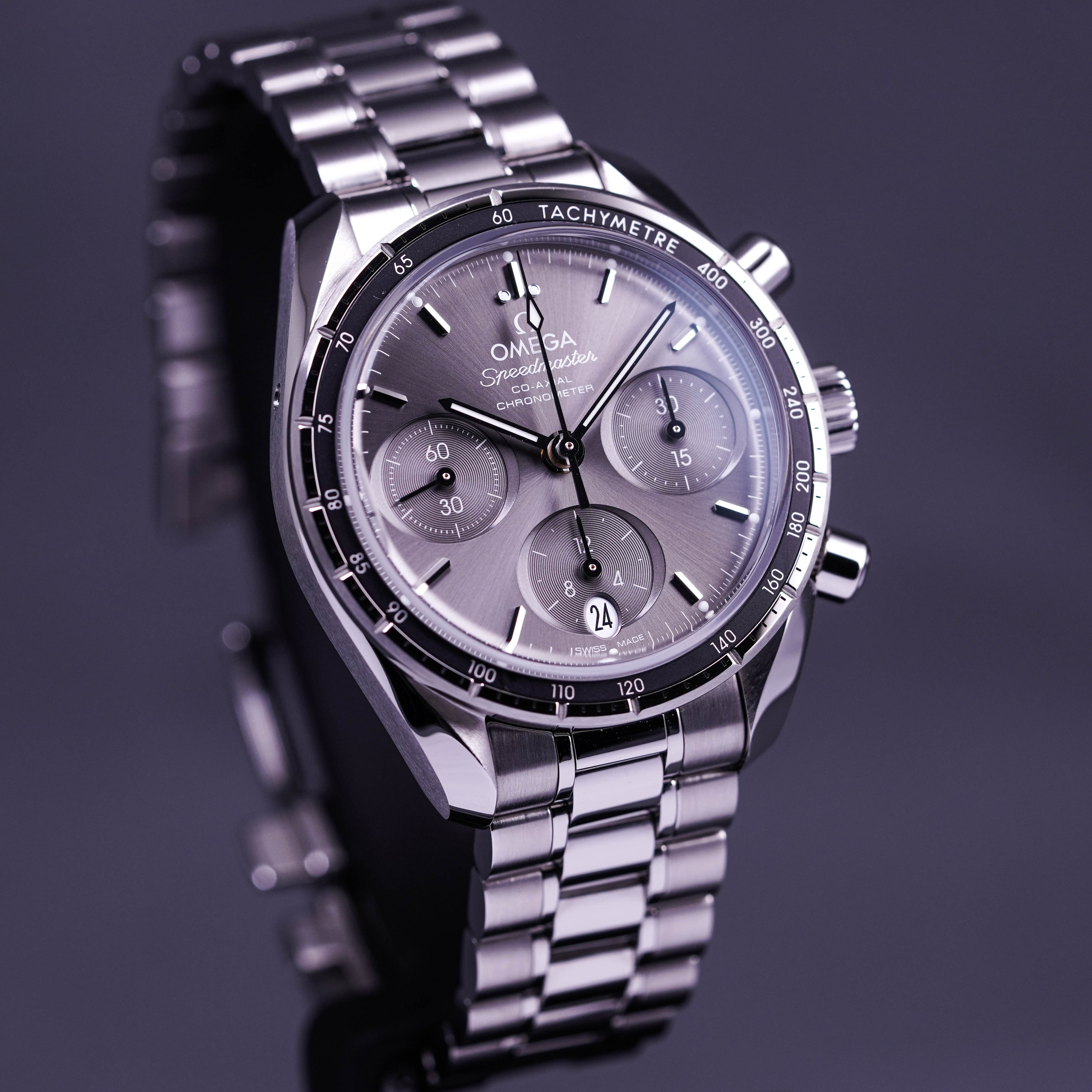 SPEEDMASTER CO-AXIAL CHRONOGRAPH 38MM GREY DIAL