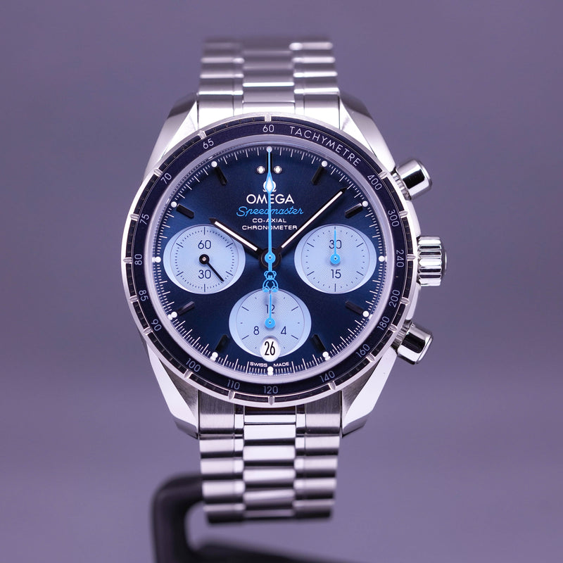 SPEEDMASTER CO-AXIAL CHRONOGRAPH 38MM BLUE DIAL ORBIS EDITION (2022)