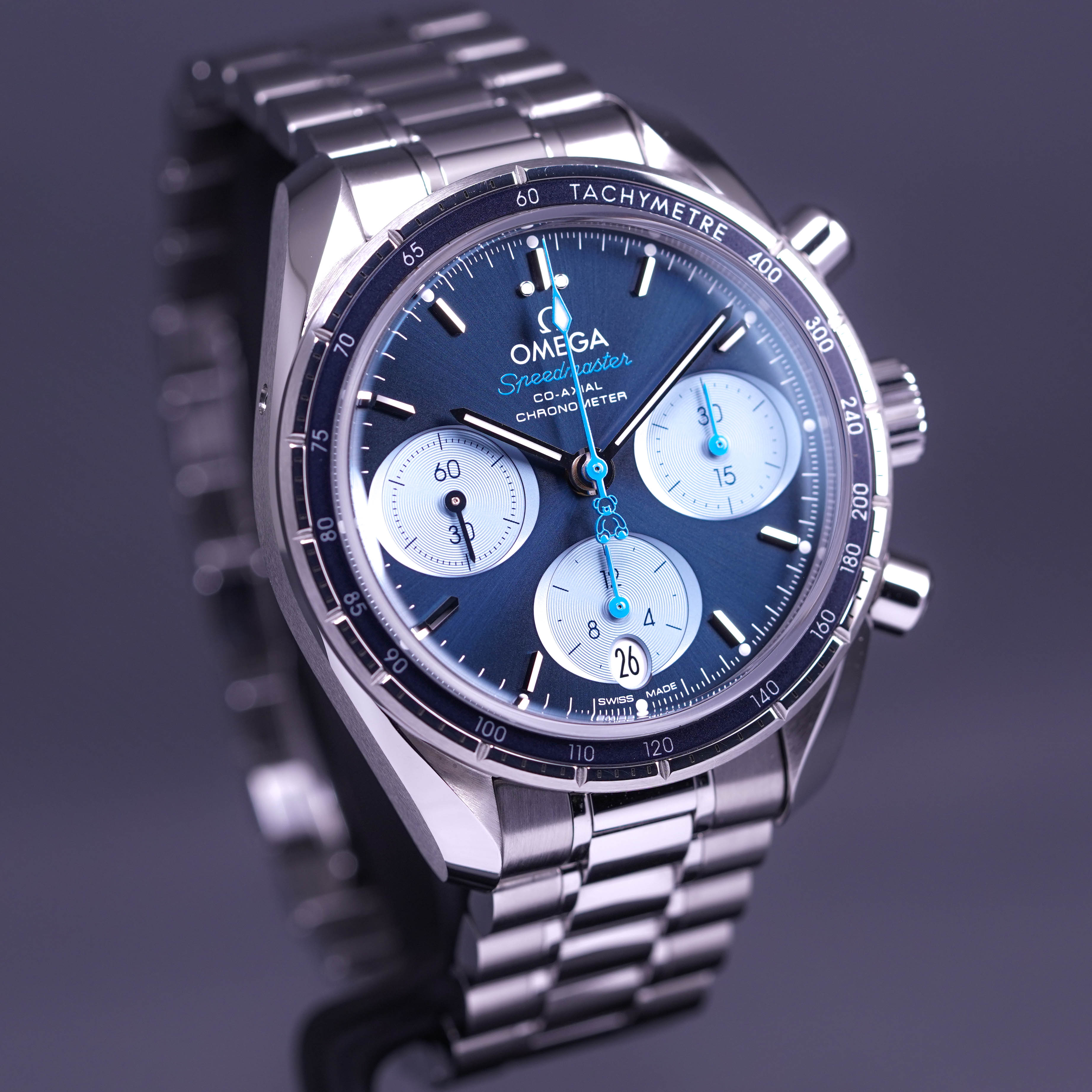 SPEEDMASTER CO-AXIAL CHRONOGRAPH 38MM BLUE DIAL ORBIS EDITION (2022)