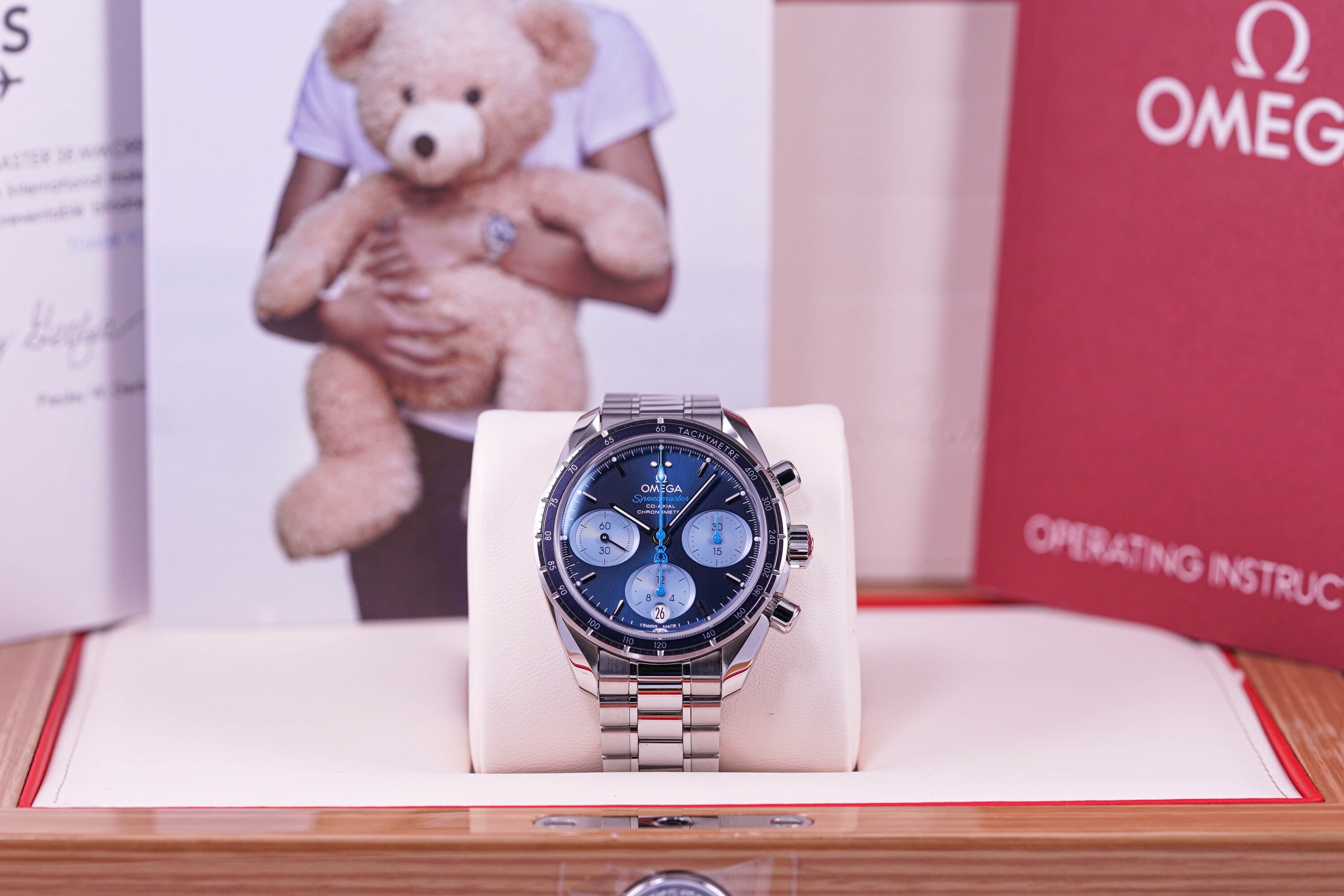 SPEEDMASTER CO-AXIAL CHRONOGRAPH 38MM BLUE DIAL ORBIS EDITION (2022)