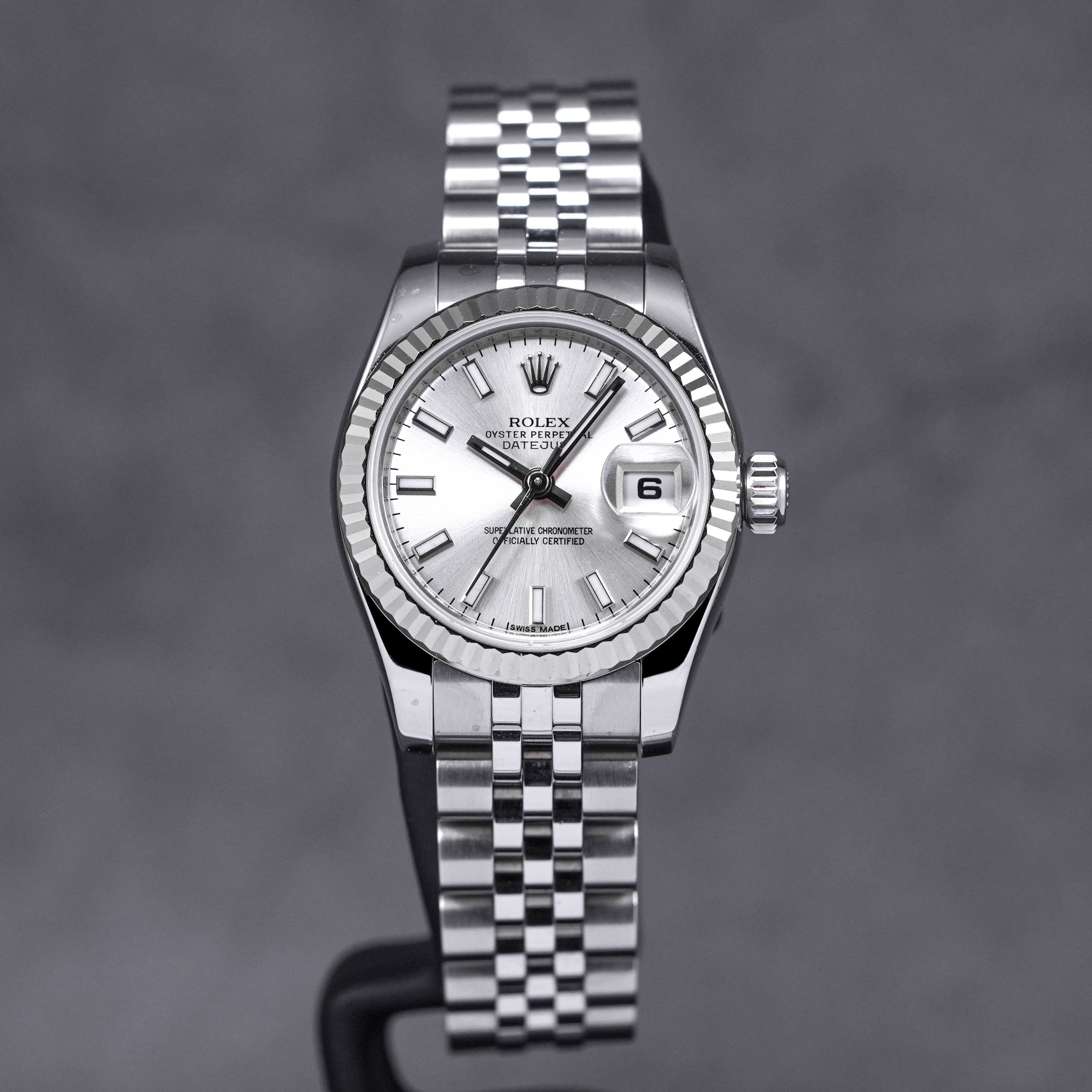 DATEJUST 26MM FLUTED JUBILEE SILVER DIAL (2013)