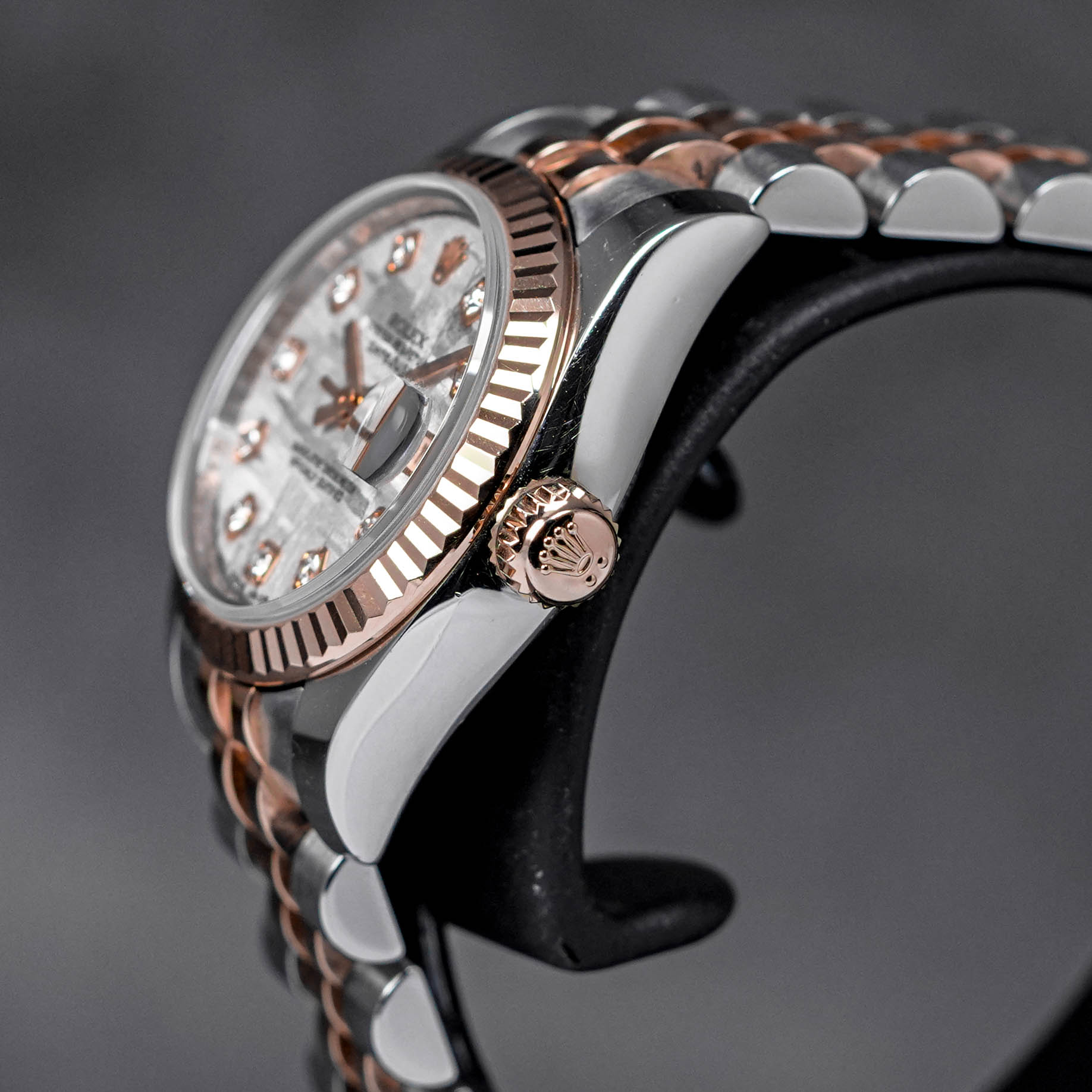 DATEJUST 26MM TWOTONE ROSEGOLD METEORITE DIAMOND DIAL (2012)