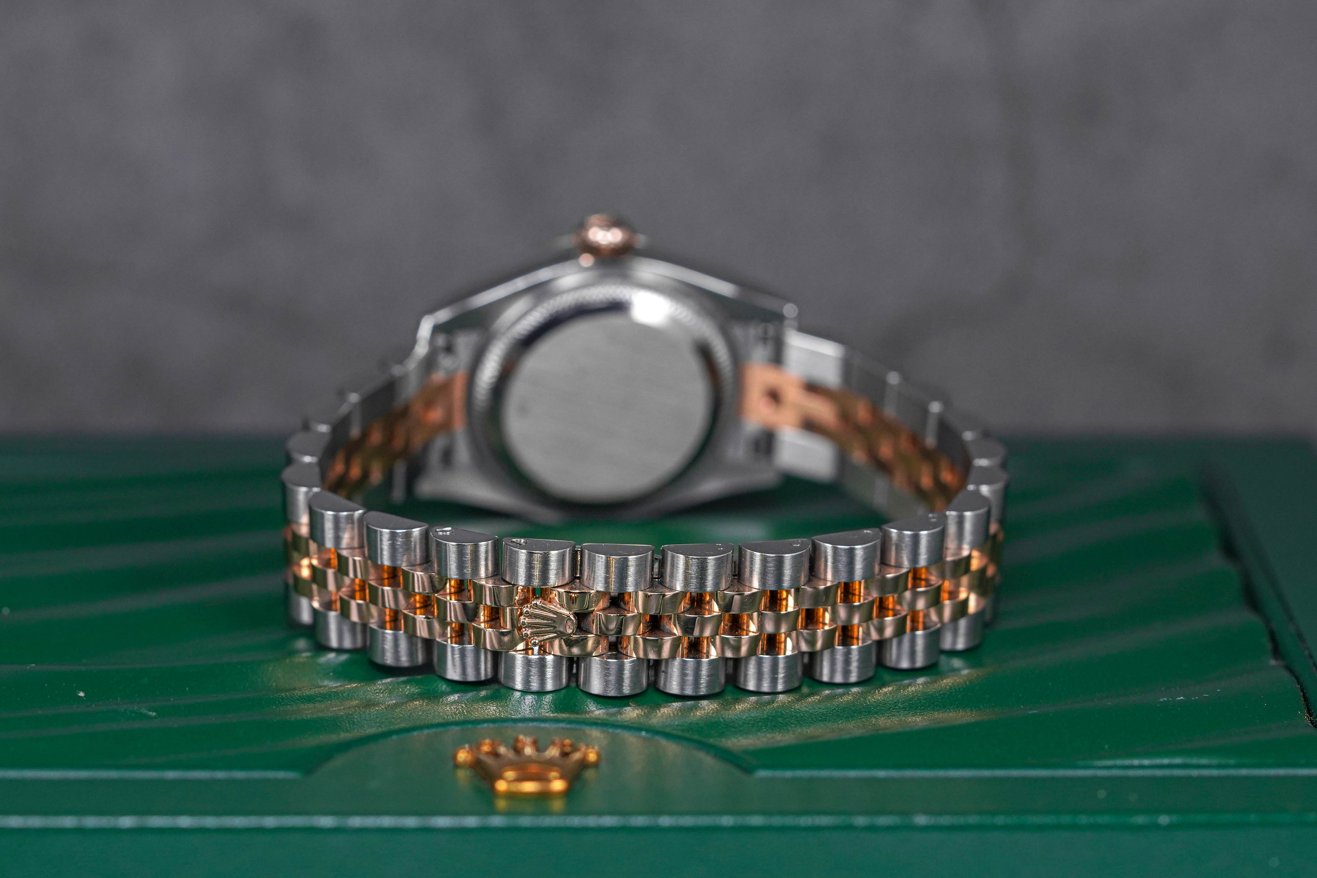 DATEJUST 26MM TWOTONE ROSEGOLD METEORITE DIAMOND DIAL (2012)