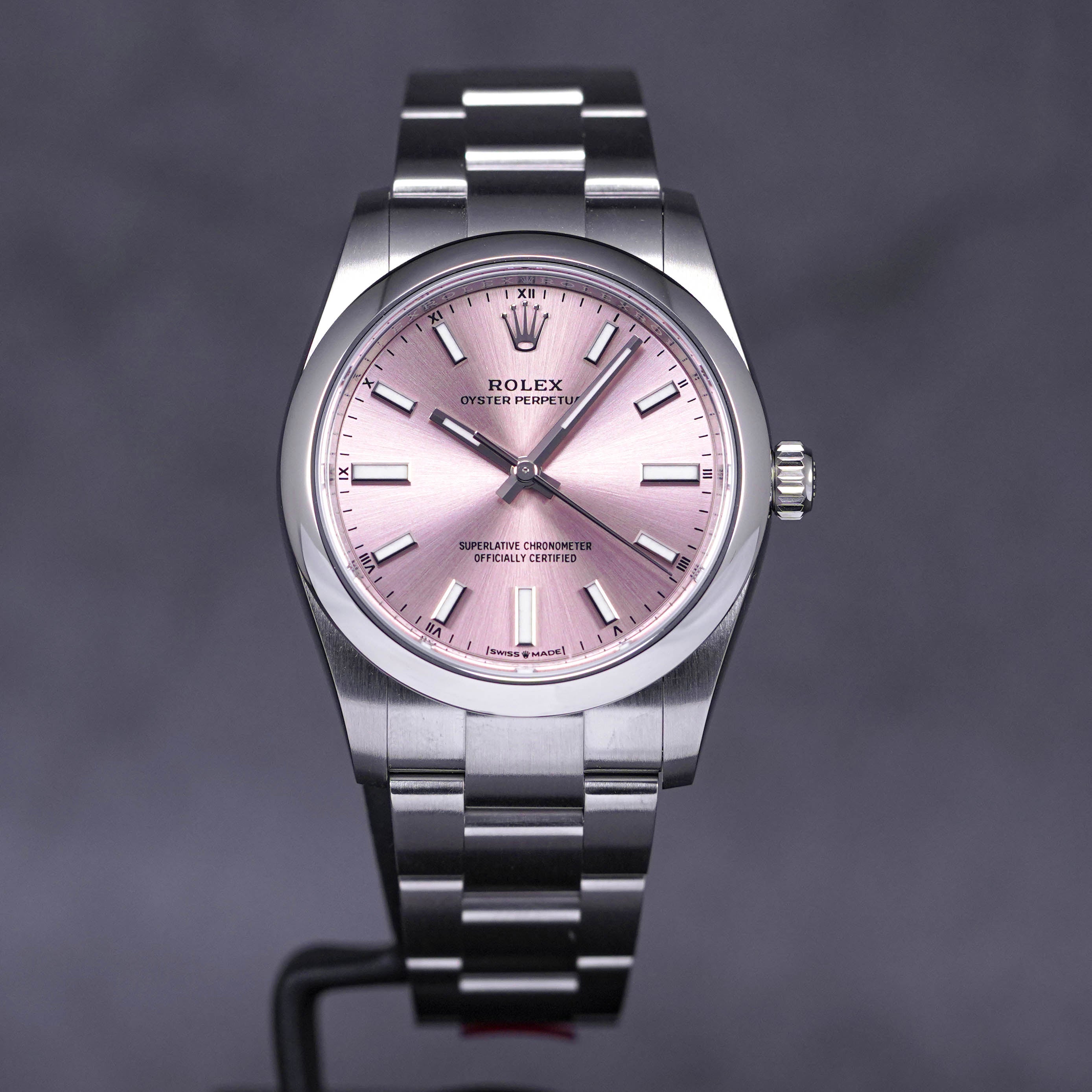 OYSTER PERPETUAL 34MM PINK DIAL (2023)