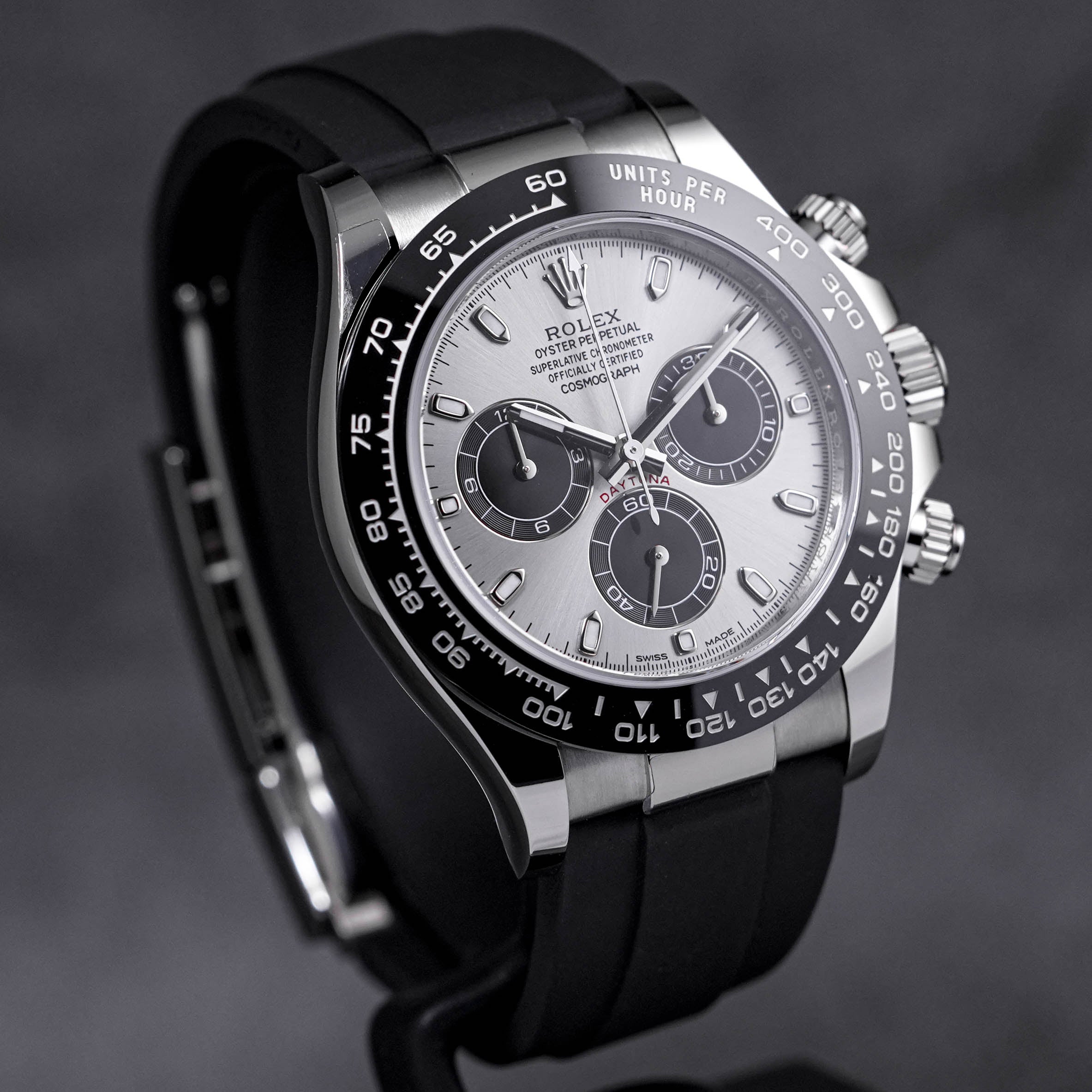 DAYTONA OYSTERFLEX WHITEGOLD GREY DIAL (2022)