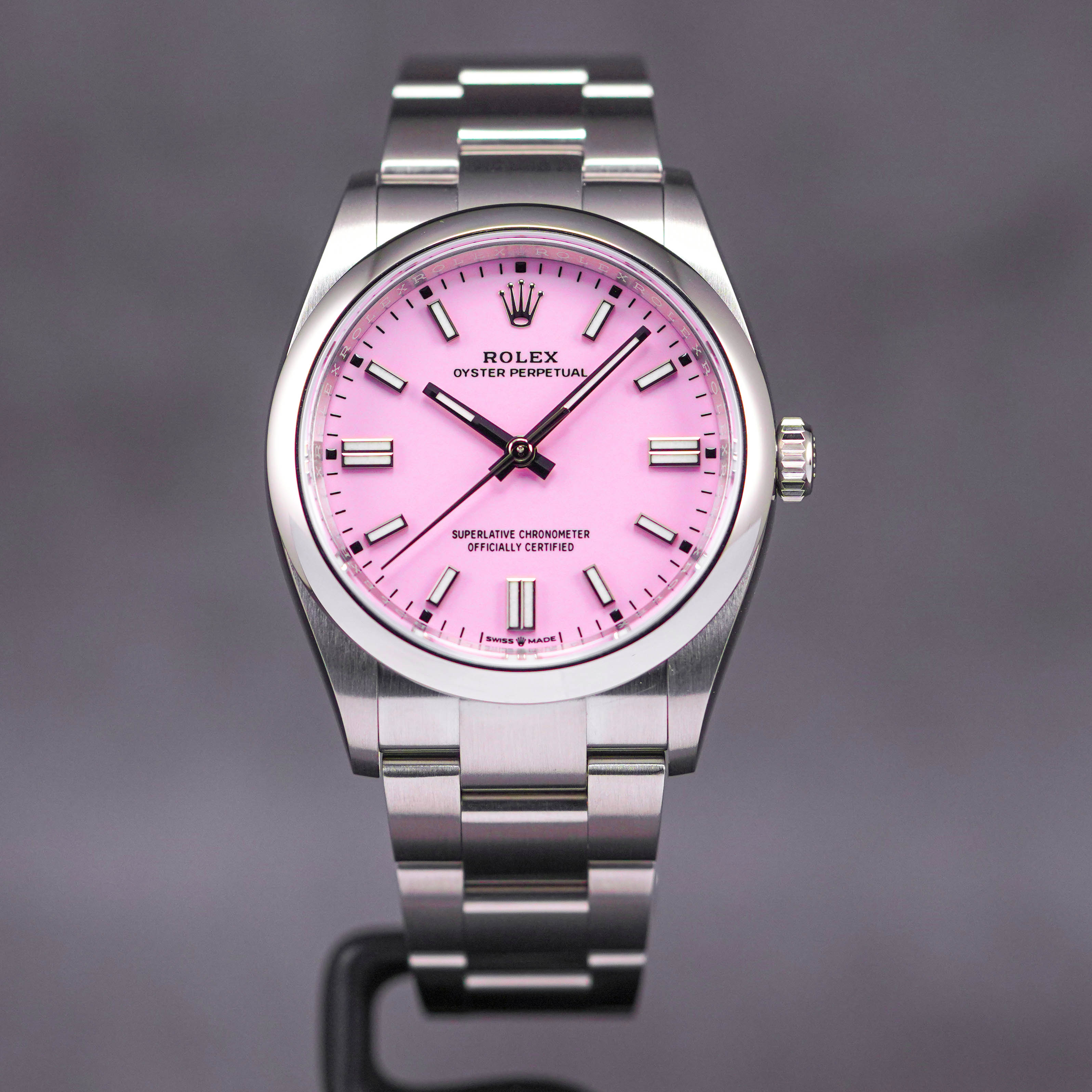 Rolex oyster discount perpetual 36mm pink