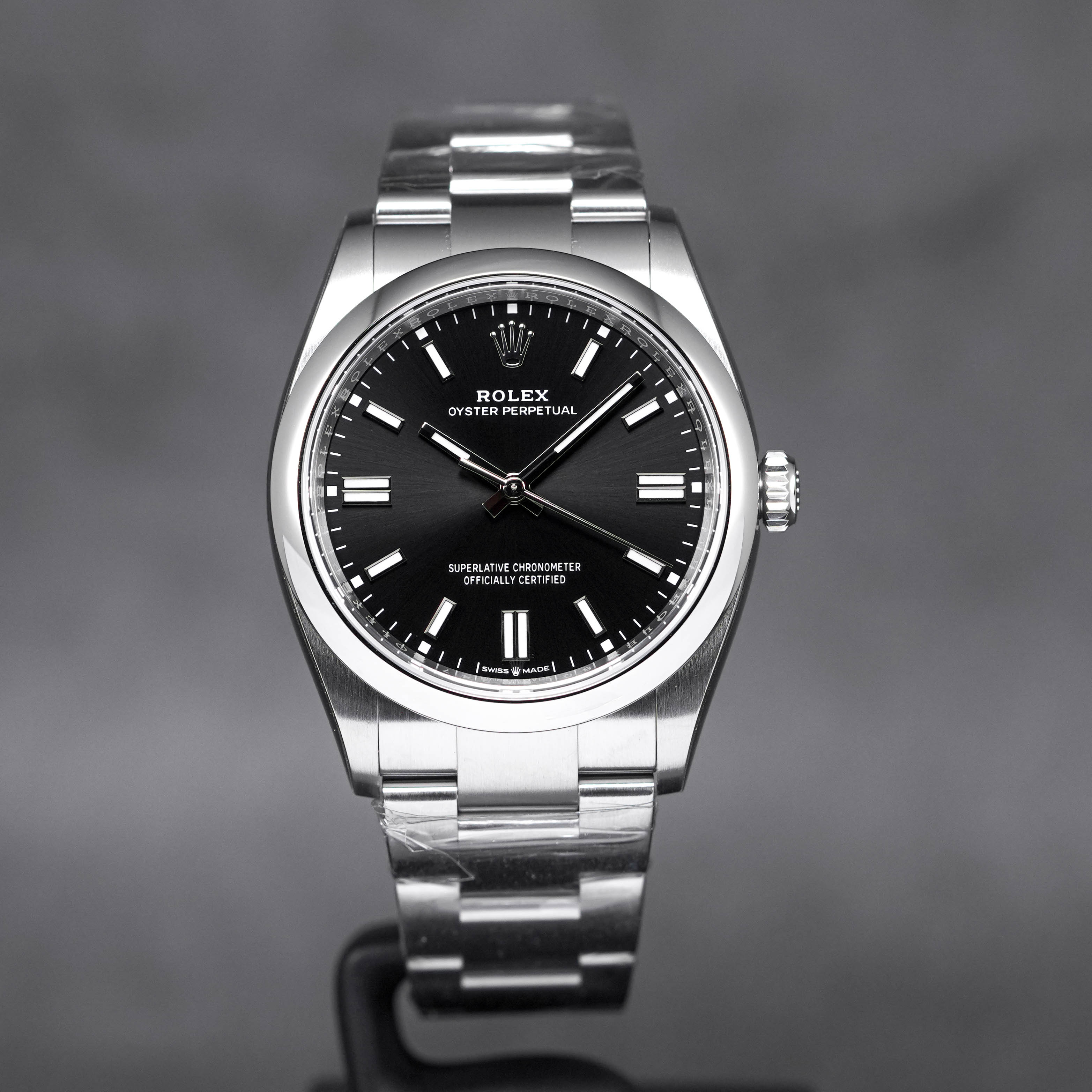 ROLEX OYSTER PERPETUAL 36MM BLACK DIAL 2023 IDWX