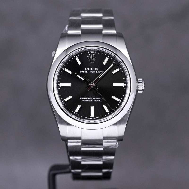 OYSTER PERPETUAL 34MM BLACK DIAL (2022)
