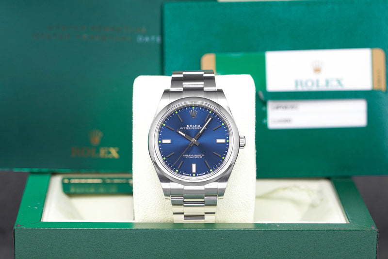 OYSTER PERPETUAL 39MM BLUE DIAL (2016)