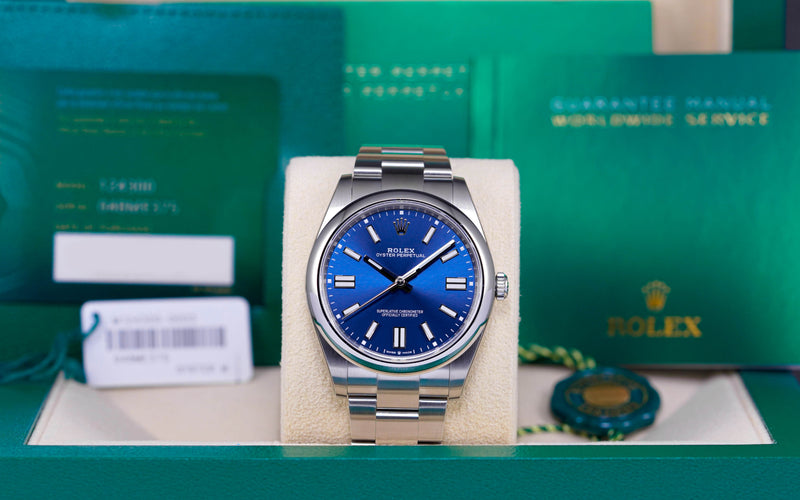 Rolex Oyster Perpetual Blue 41