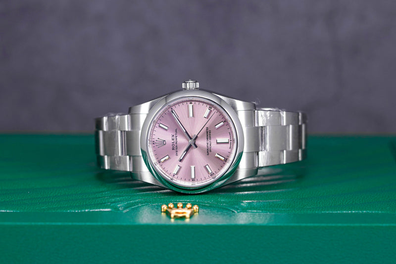 OYSTER PERPETUAL 34MM PINK DIAL (2023)