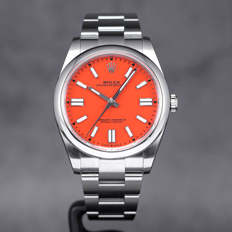 Rolex Oyster Perpetual 41 Red Coral