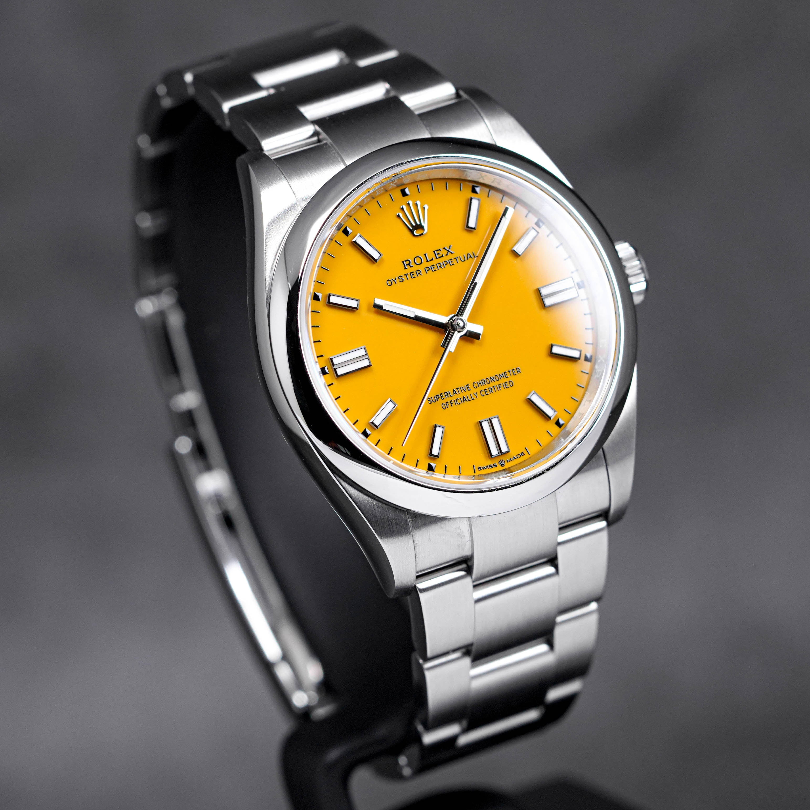 OYSTER PERPETUAL 36MM YELLOW DIAL (2021)