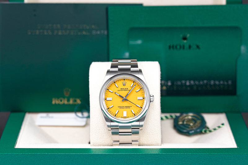 OYSTER PERPETUAL 36MM YELLOW DIAL (2021)