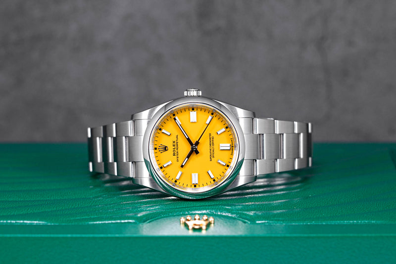 OYSTER PERPETUAL 36MM YELLOW DIAL (2021)