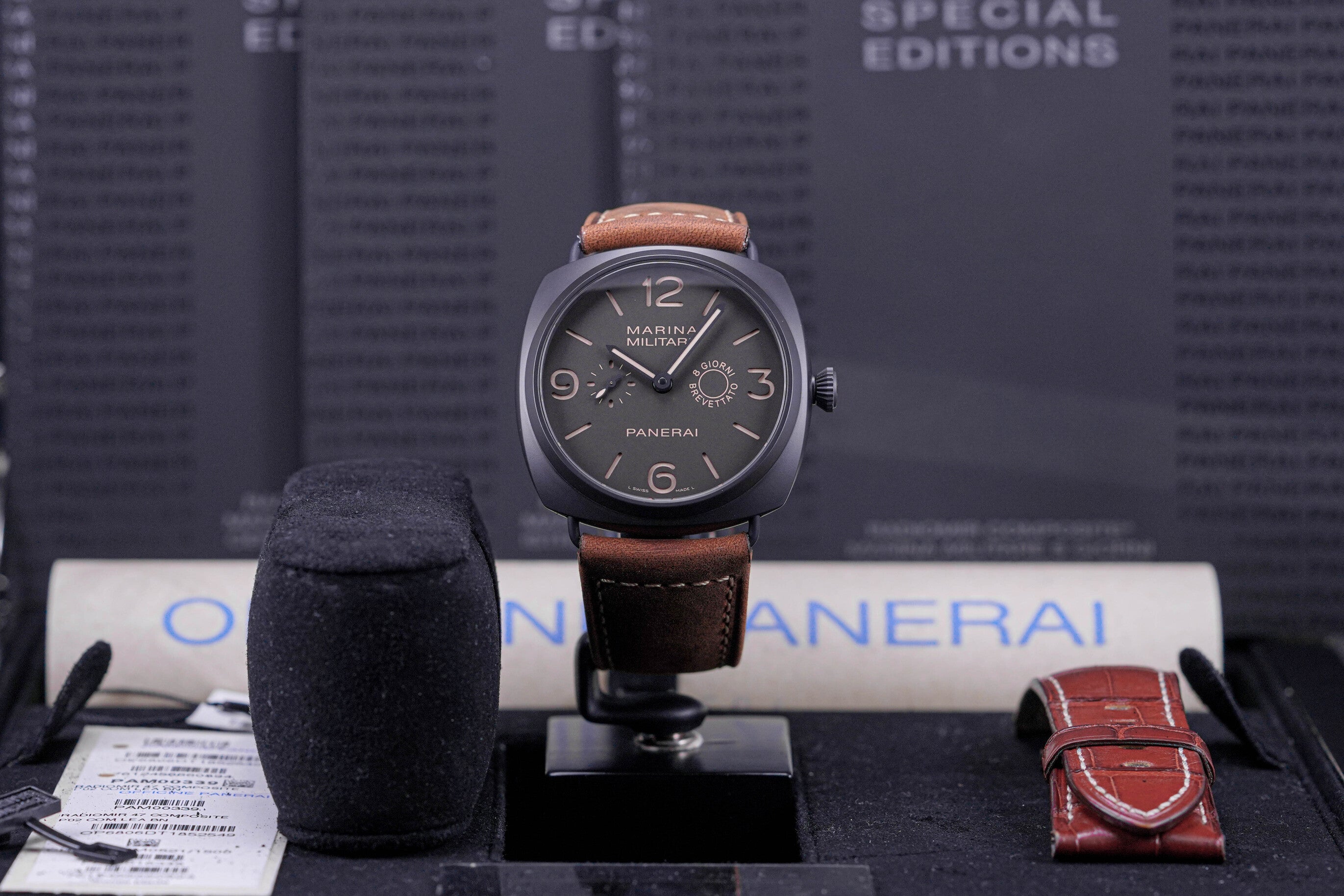 MARINA MILITARE RADIOMIR SPECIAL EDITION 8 DAYS PAM 339 (UNDATED)