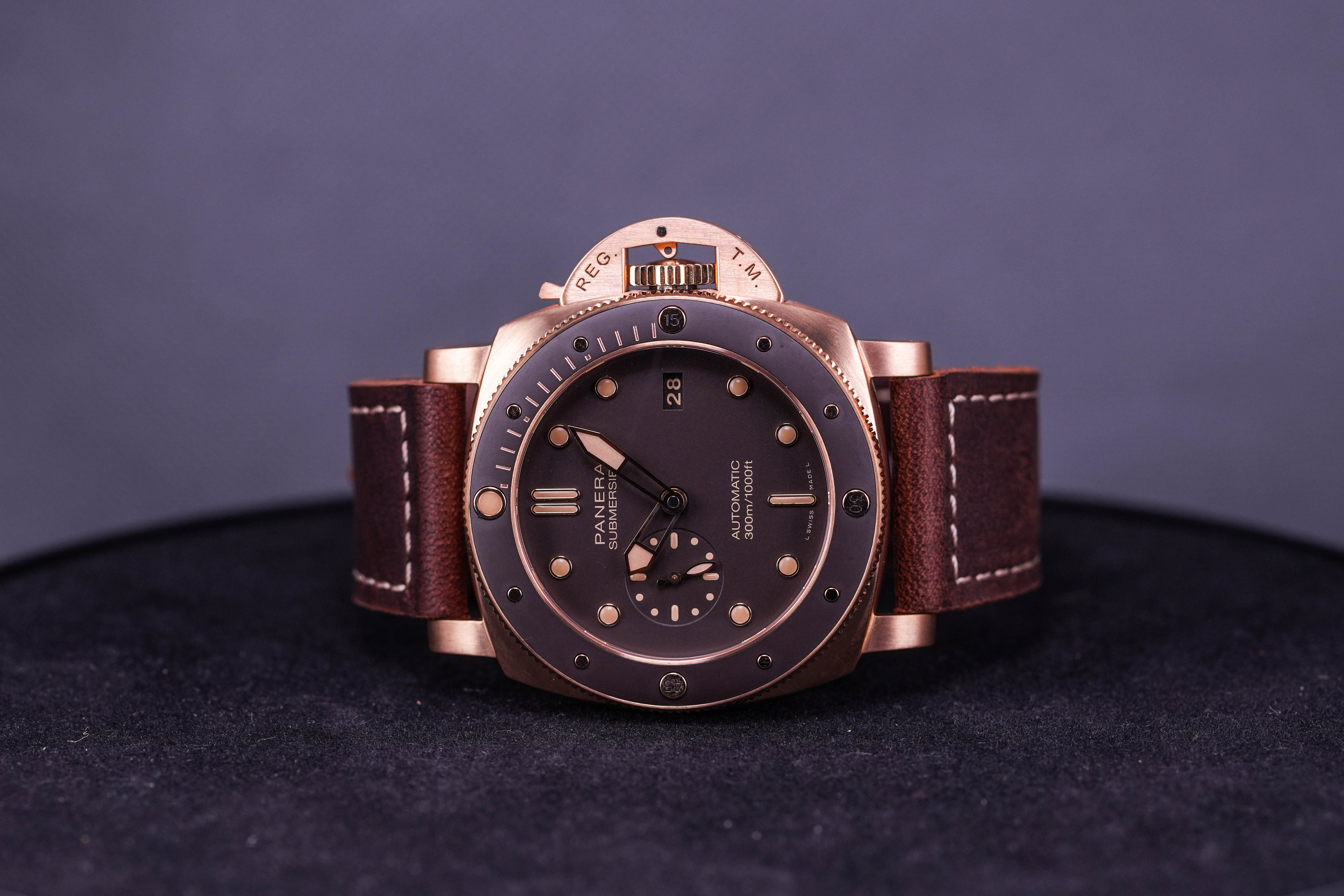 PANERAI LUMINOR SUBMERSIBLE BRONZO BROWN DIAL PAM 968 (2020)