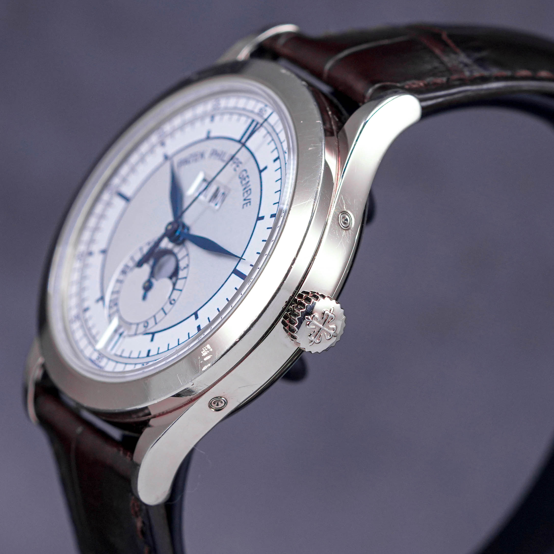 CALATRAVA ANNUAL CALENDAR MOONPHASE WHITEGOLD (2009)