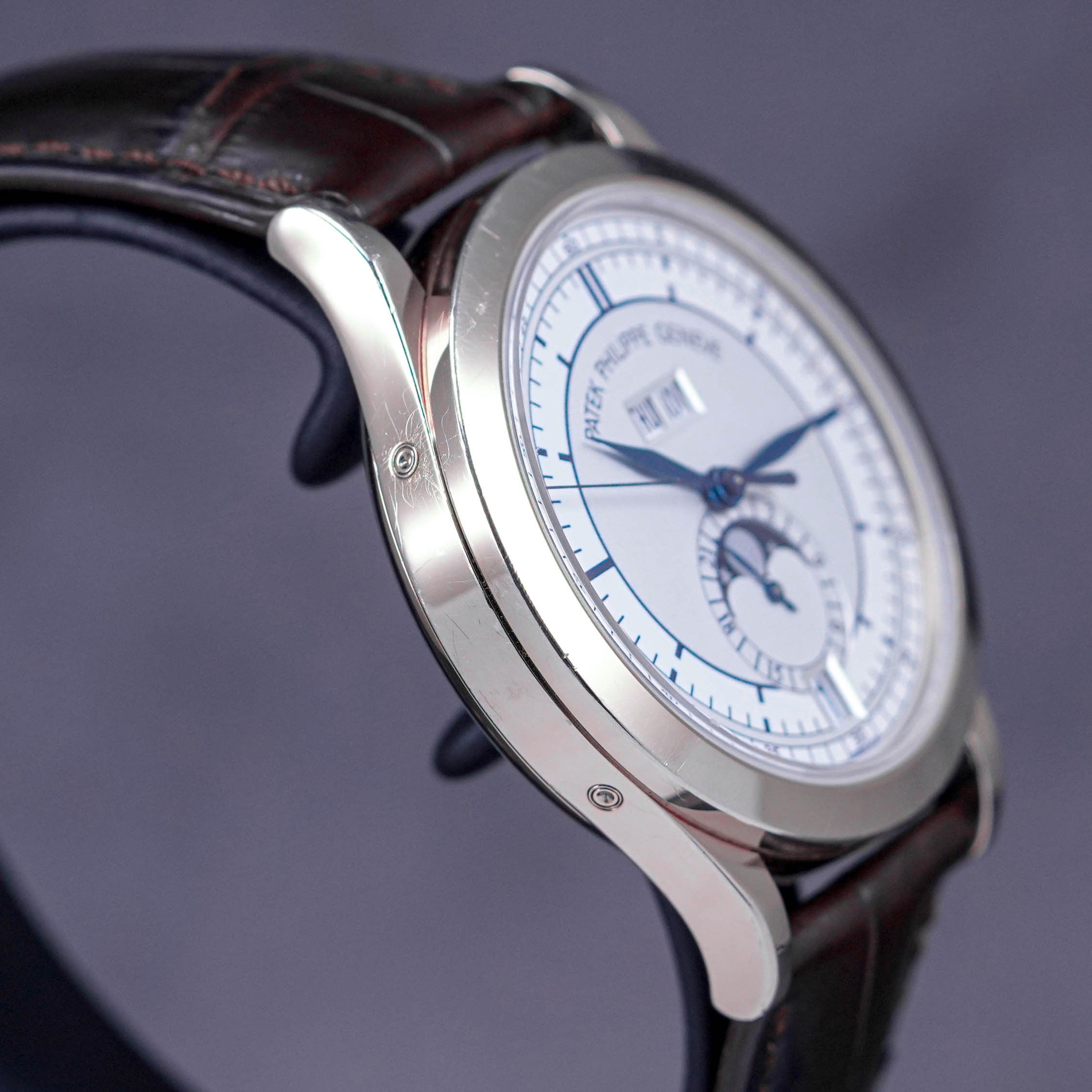 CALATRAVA ANNUAL CALENDAR MOONPHASE WHITEGOLD (2009)