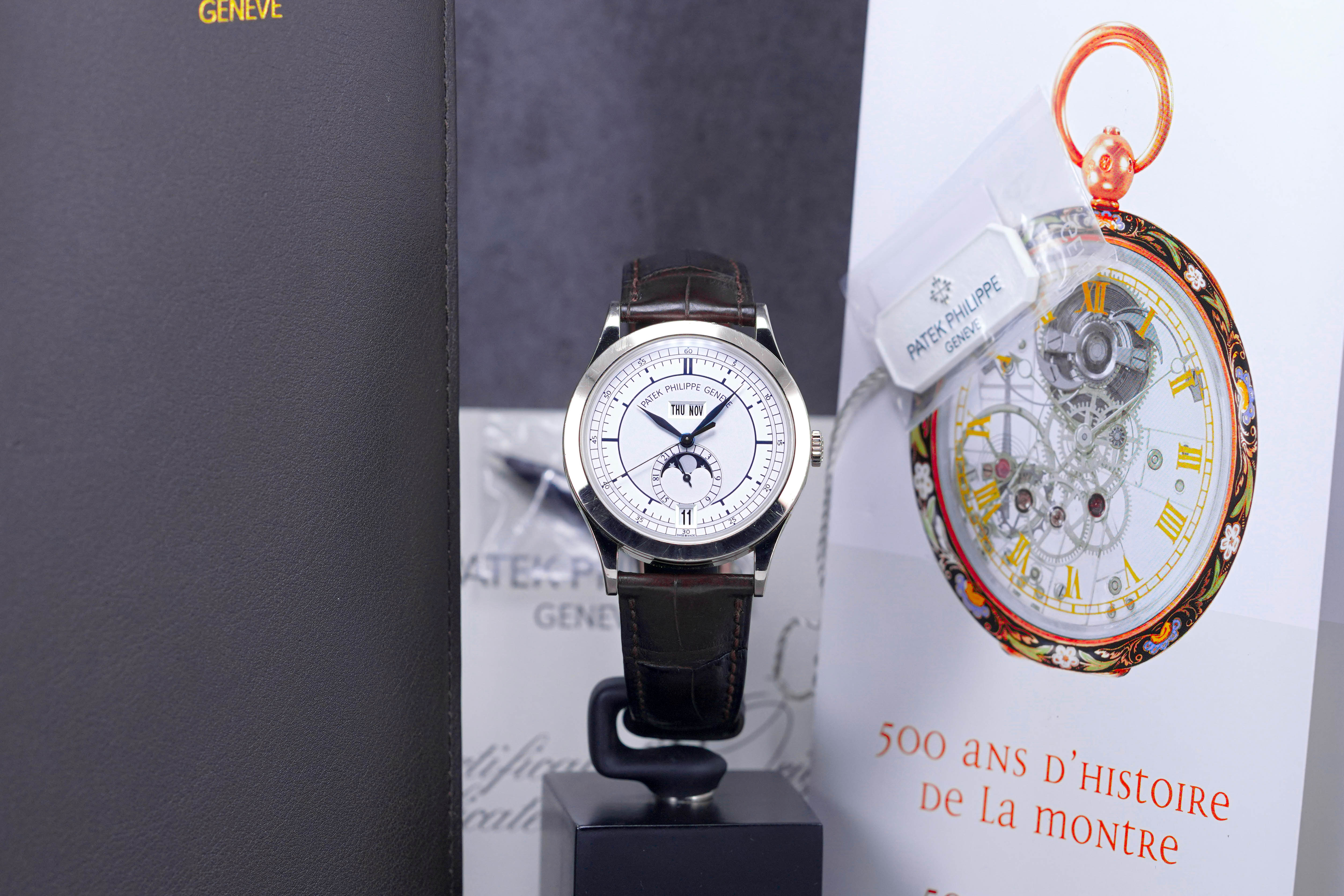 CALATRAVA ANNUAL CALENDAR MOONPHASE WHITEGOLD (2009)