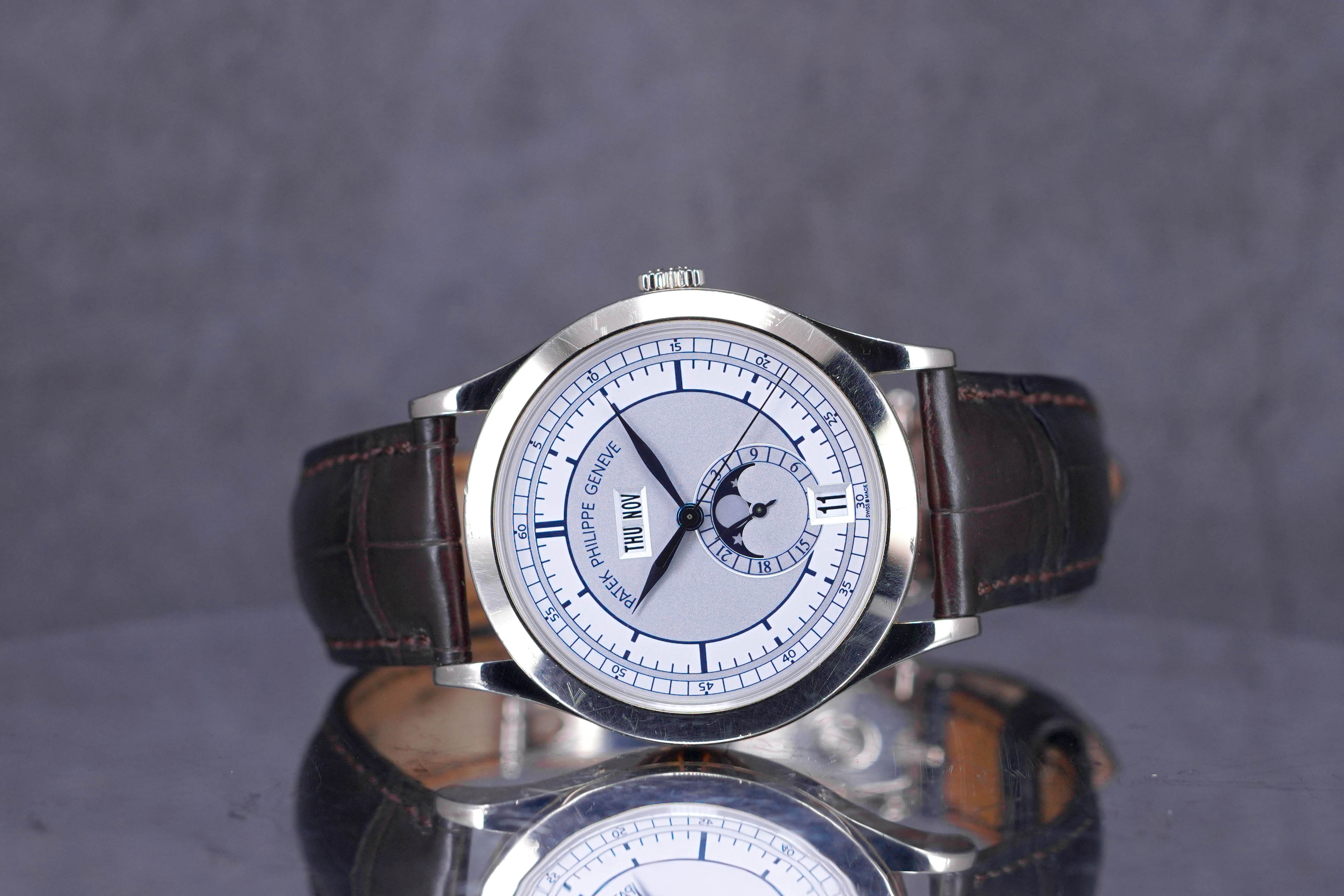 CALATRAVA ANNUAL CALENDAR MOONPHASE WHITEGOLD (2009)