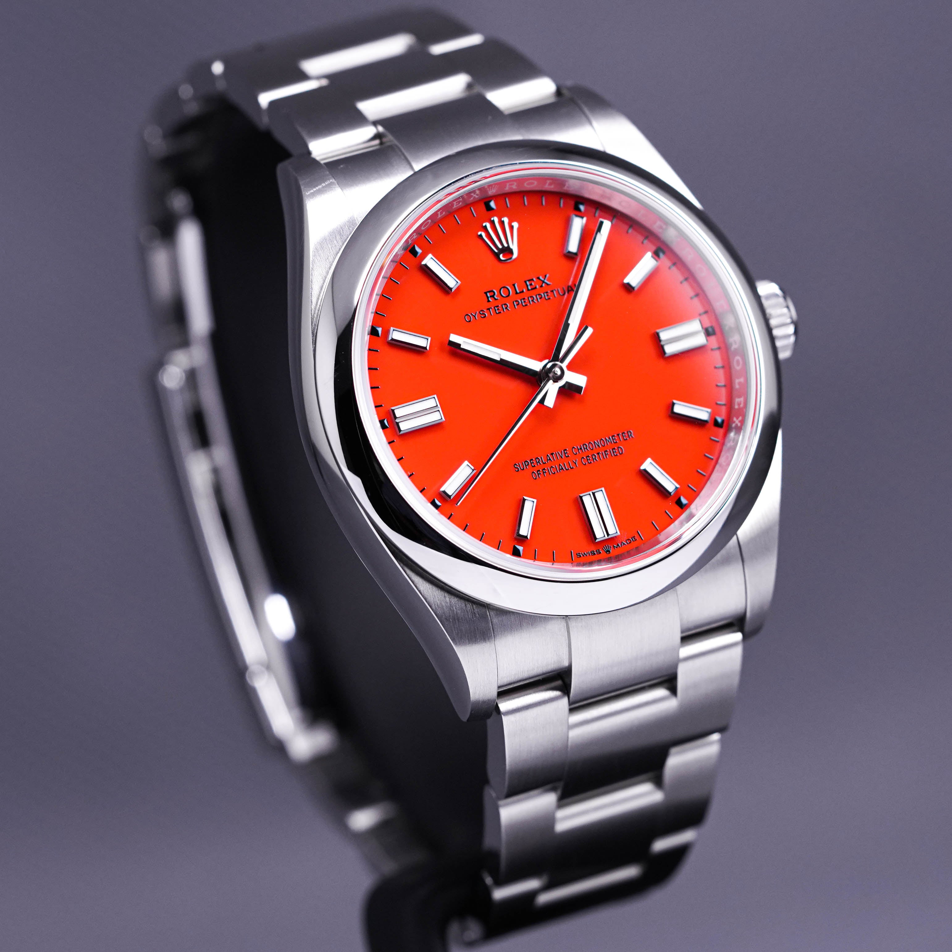 OYSTER PERPETUAL 36MM RED CORAL DIAL (2022)