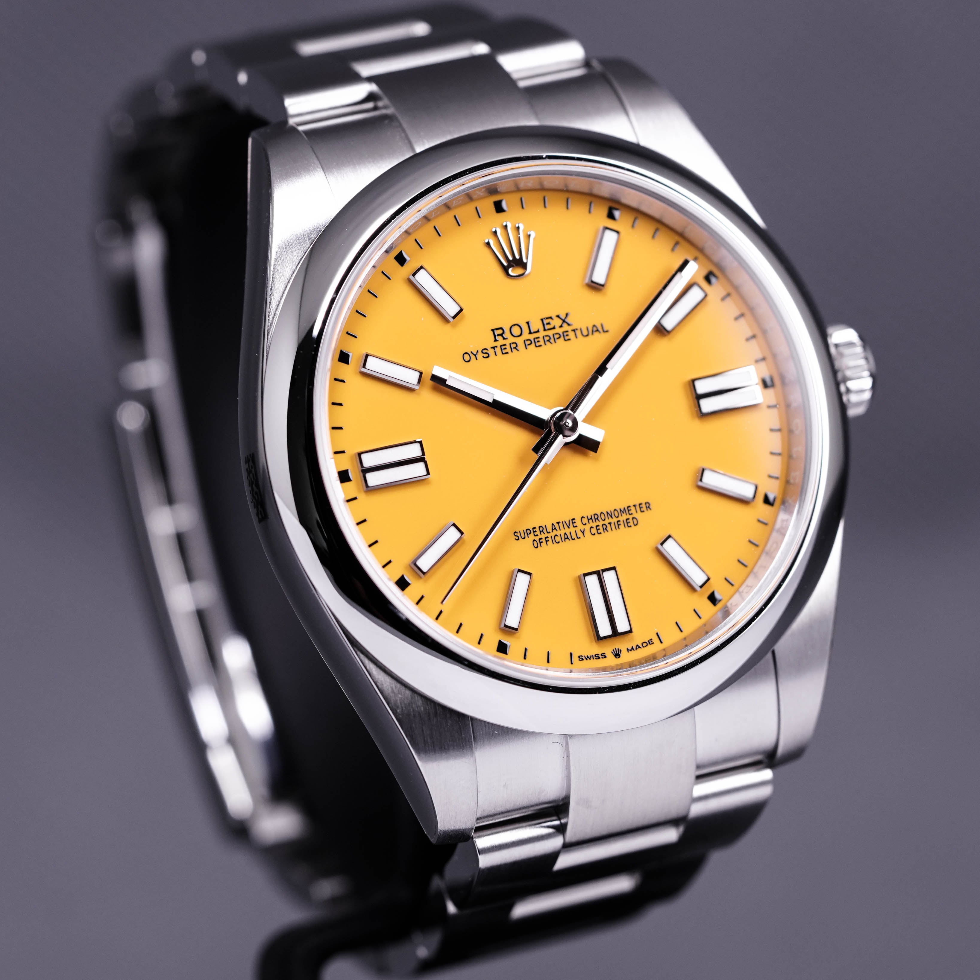 OYSTER PERPETUAL 41MM YELLOW DIAL (2022)