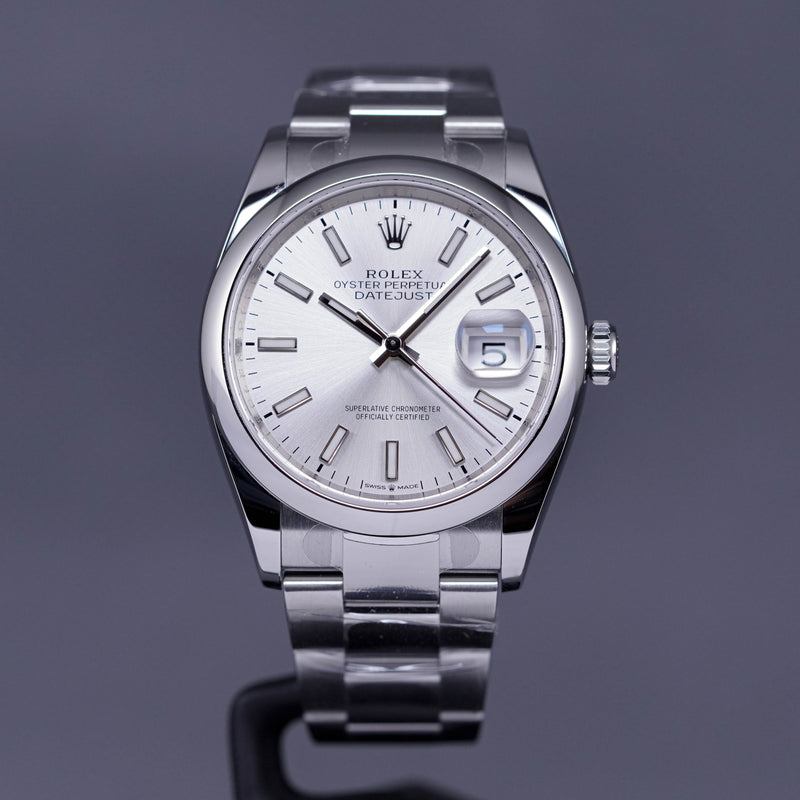 DATEJUST 36MM DOMED OYSTER SILVER DIAL (2021)