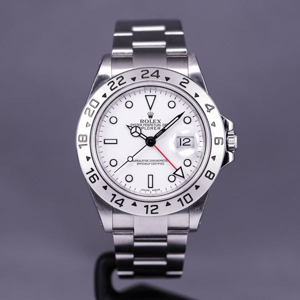EXPLORER 16570 WHITE DIAL 'P' SERIAL (WATCH ONLY)