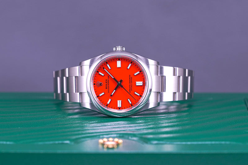 OYSTER PERPETUAL 36MM RED CORAL DIAL (2022)