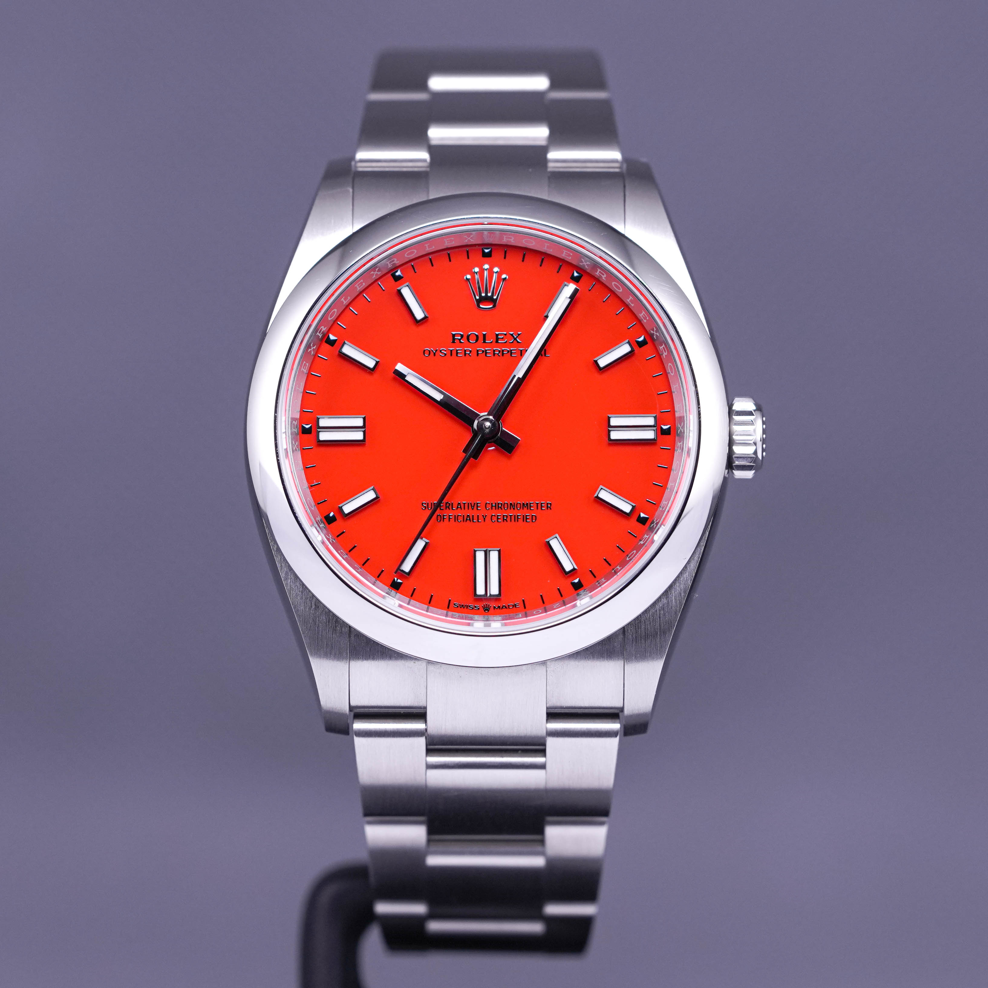 OYSTER PERPETUAL 36MM RED CORAL DIAL (2022)