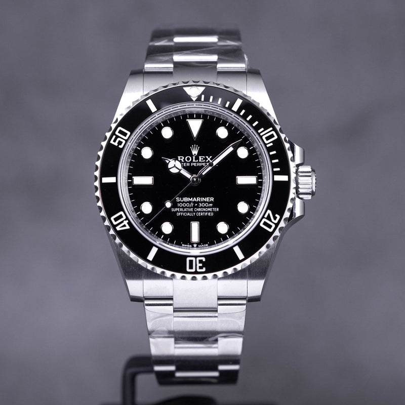 SUBMARINER NO DATE 41MM BLACK DIAL (2022)