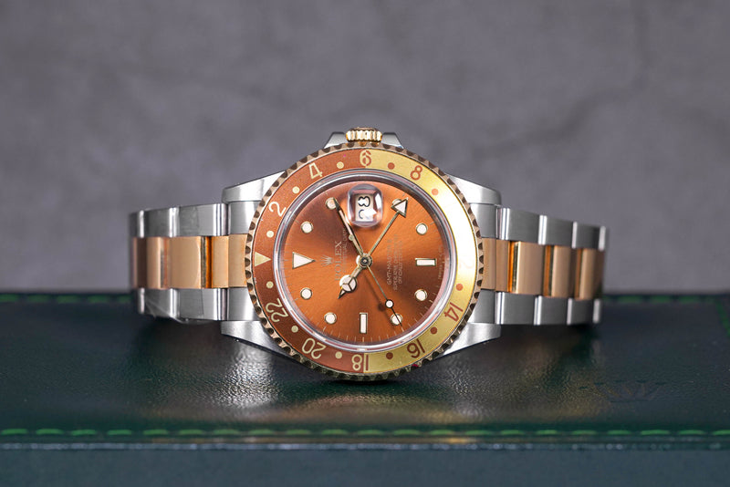 GMT MASTER-II 16713 TWOTONE YELLOWGOLD ROOTBEER 'N SERIES' (CIRCA 1991)