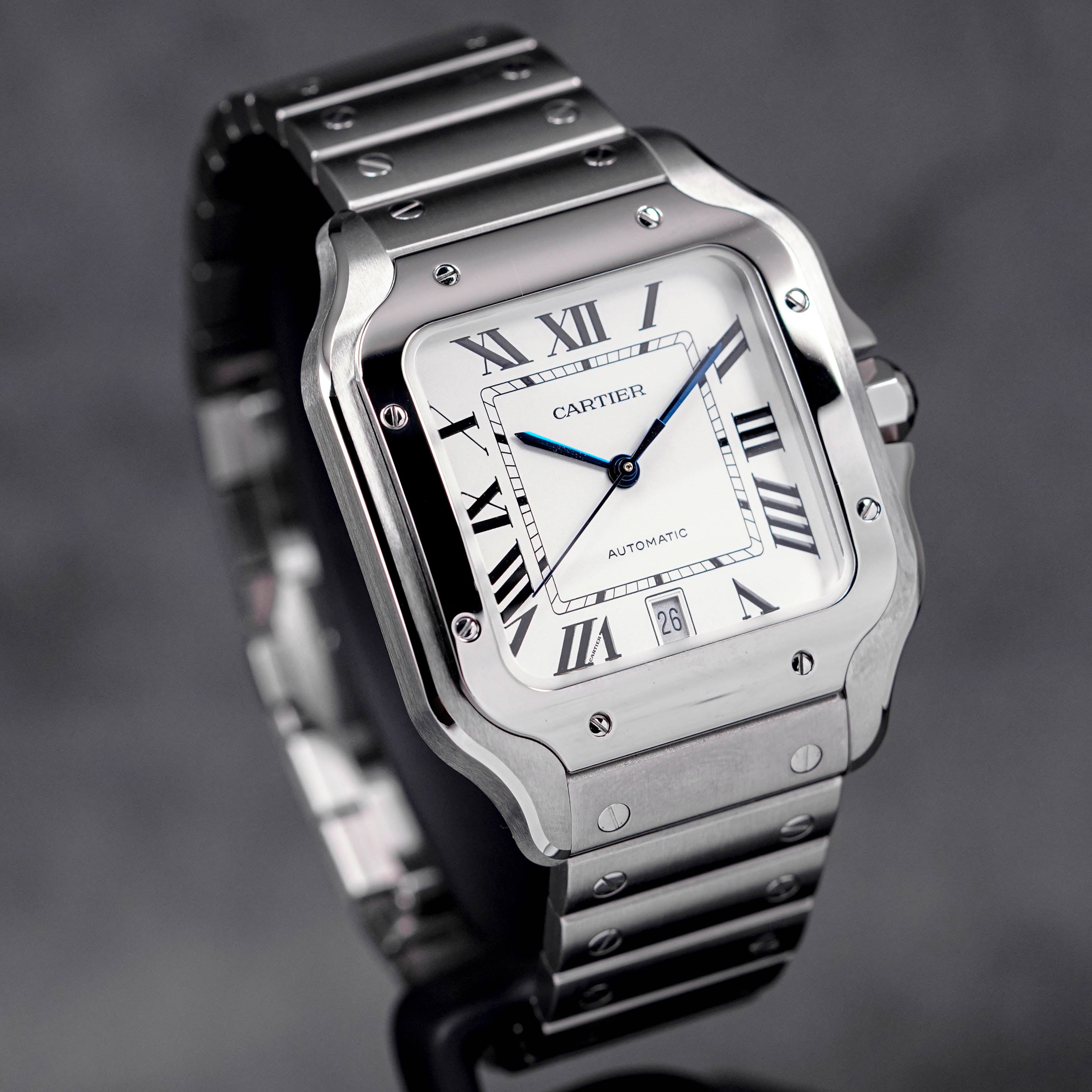 SANTOS DE CARTIER LARGE WHITE DIAL (2022)