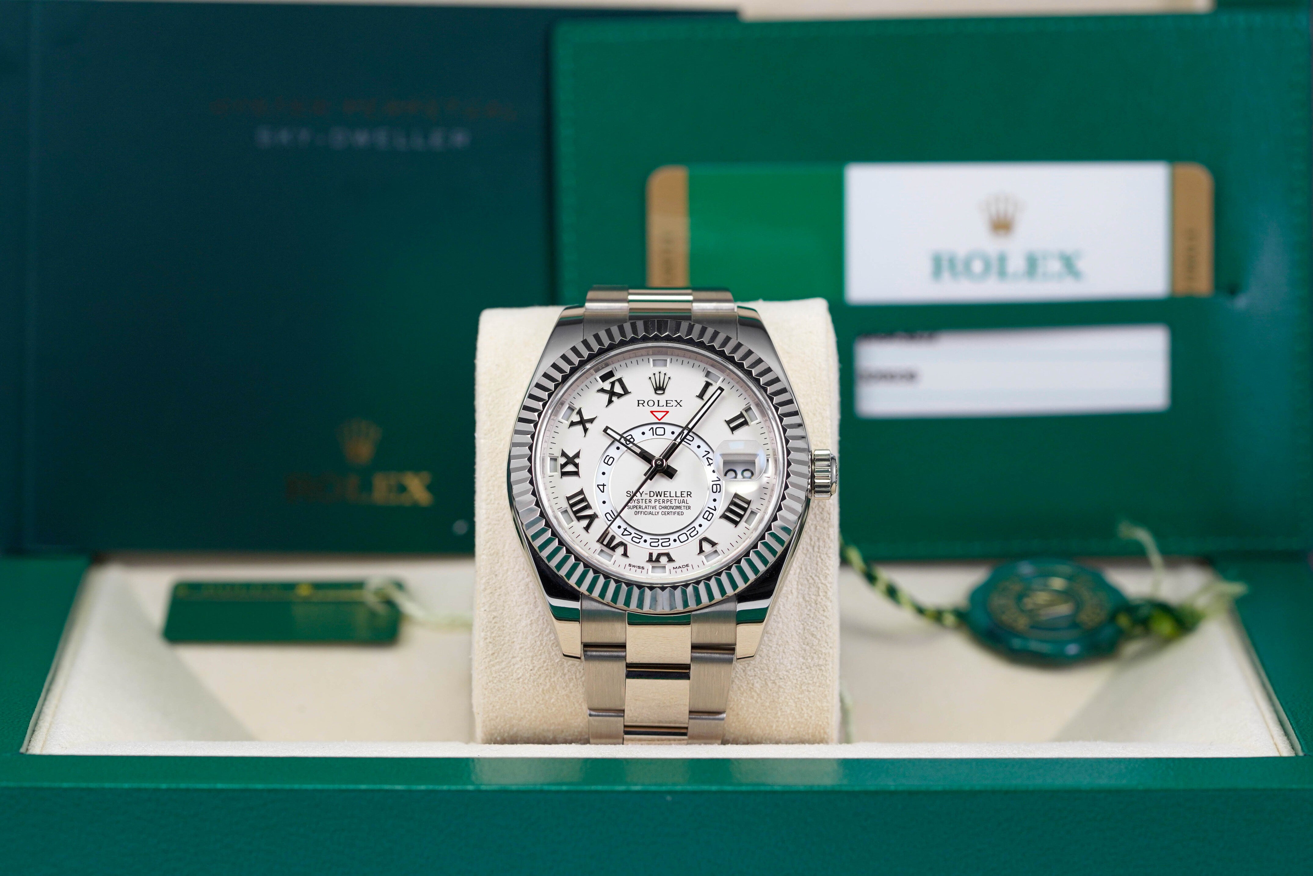 ROLEX SKY DWELLER WHITE