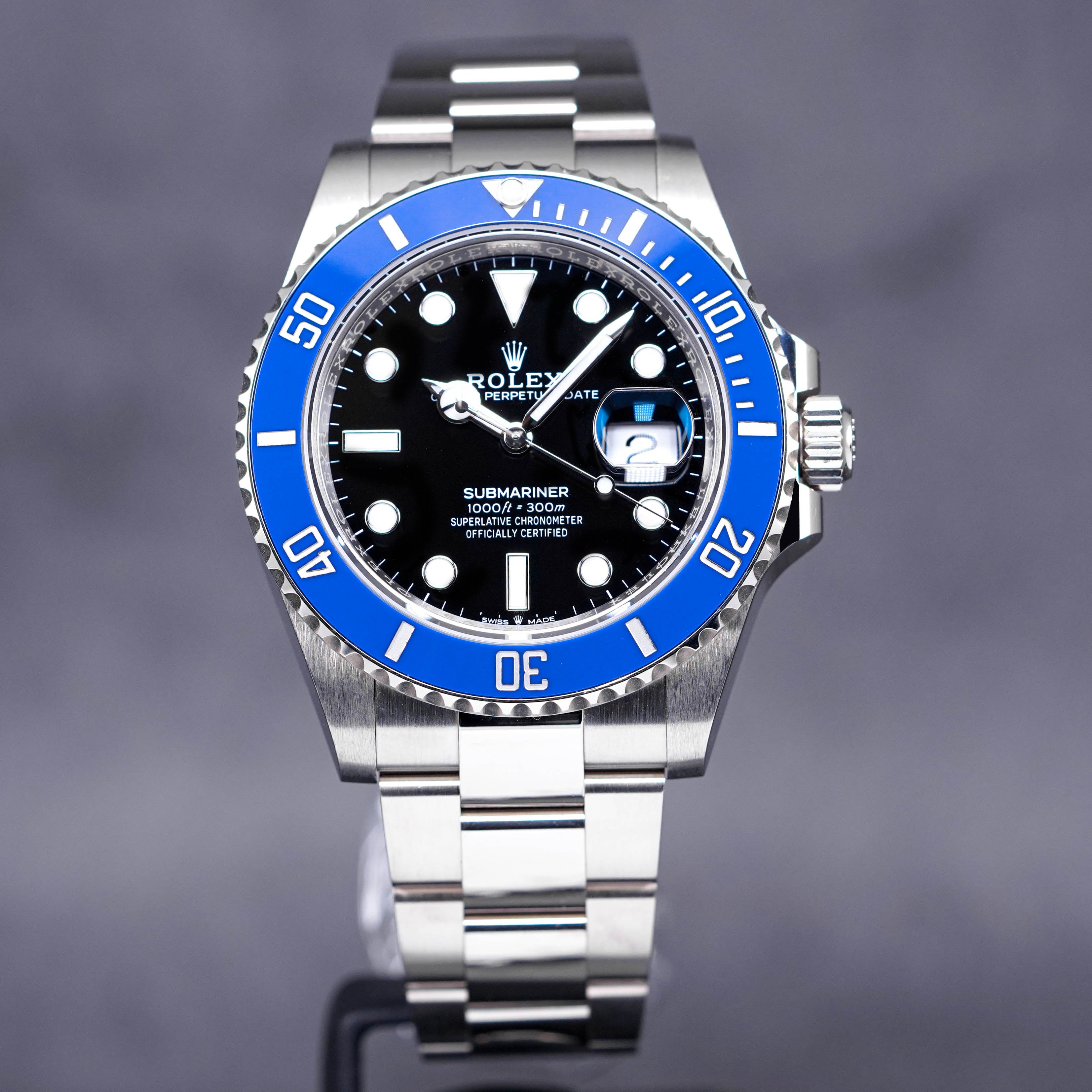 SUBMARINER DATE 41MM WHITEGOLD 'SMURF' (2022)