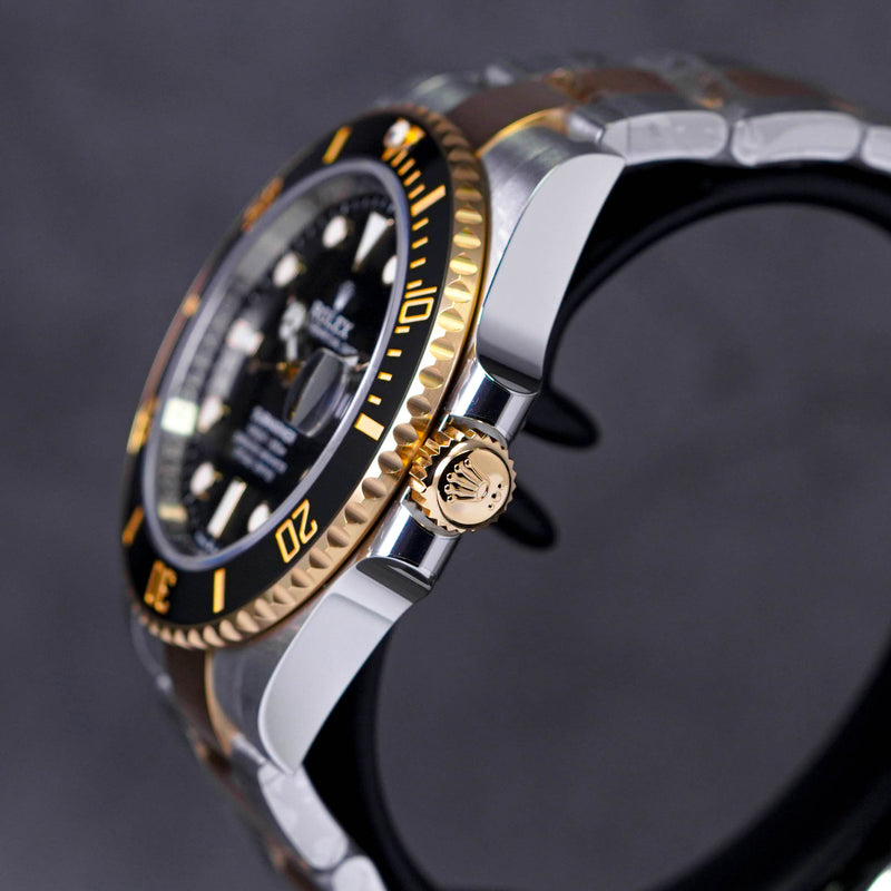 SUBMARINER DATE 41MM TWOTONE YELLOWGOLD BLACK DIAL (2022)