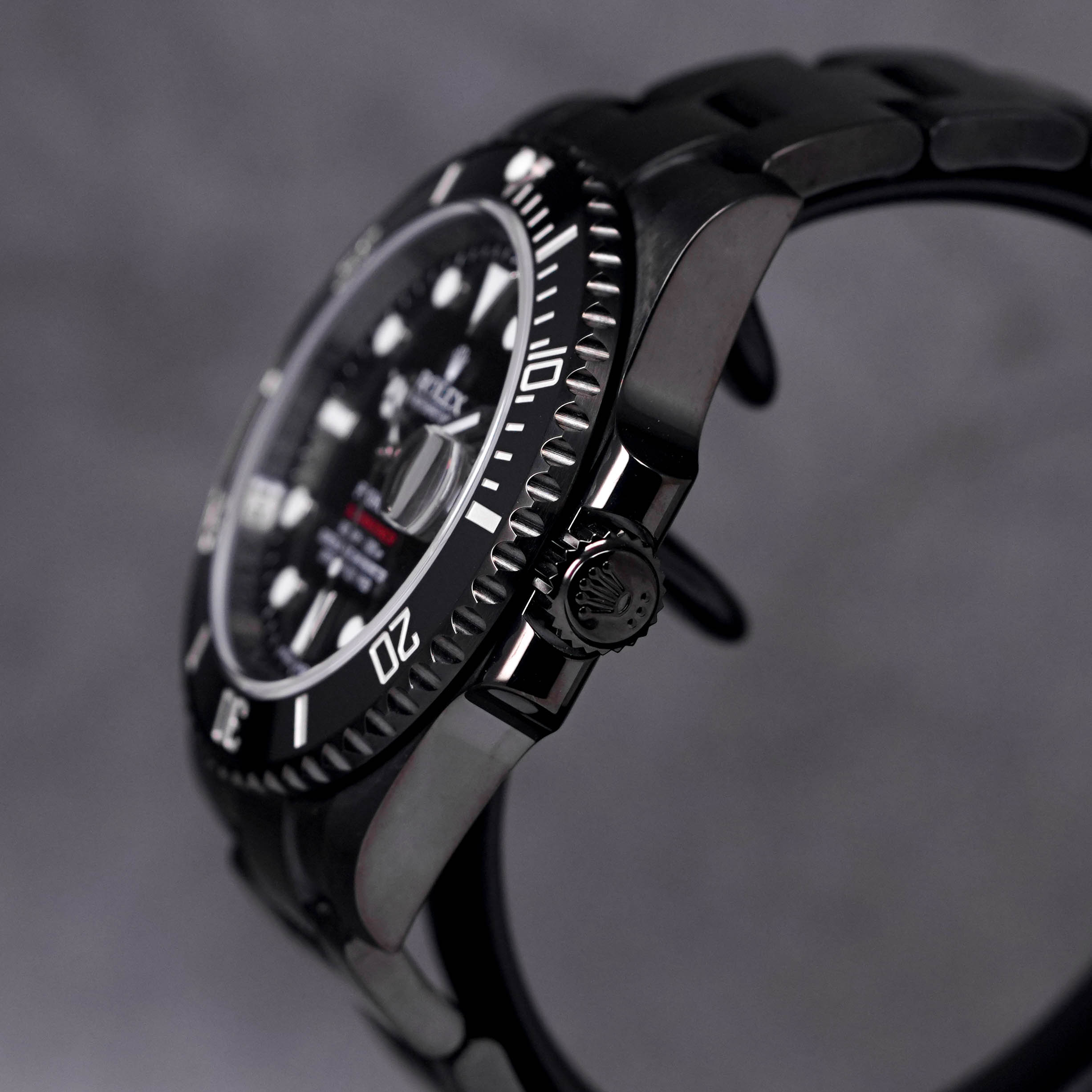 SUBMARINER DATE 'STEALTH' PRO HUNTER DLC CUSTOM 'G SERIES' (CIRCA 2010)