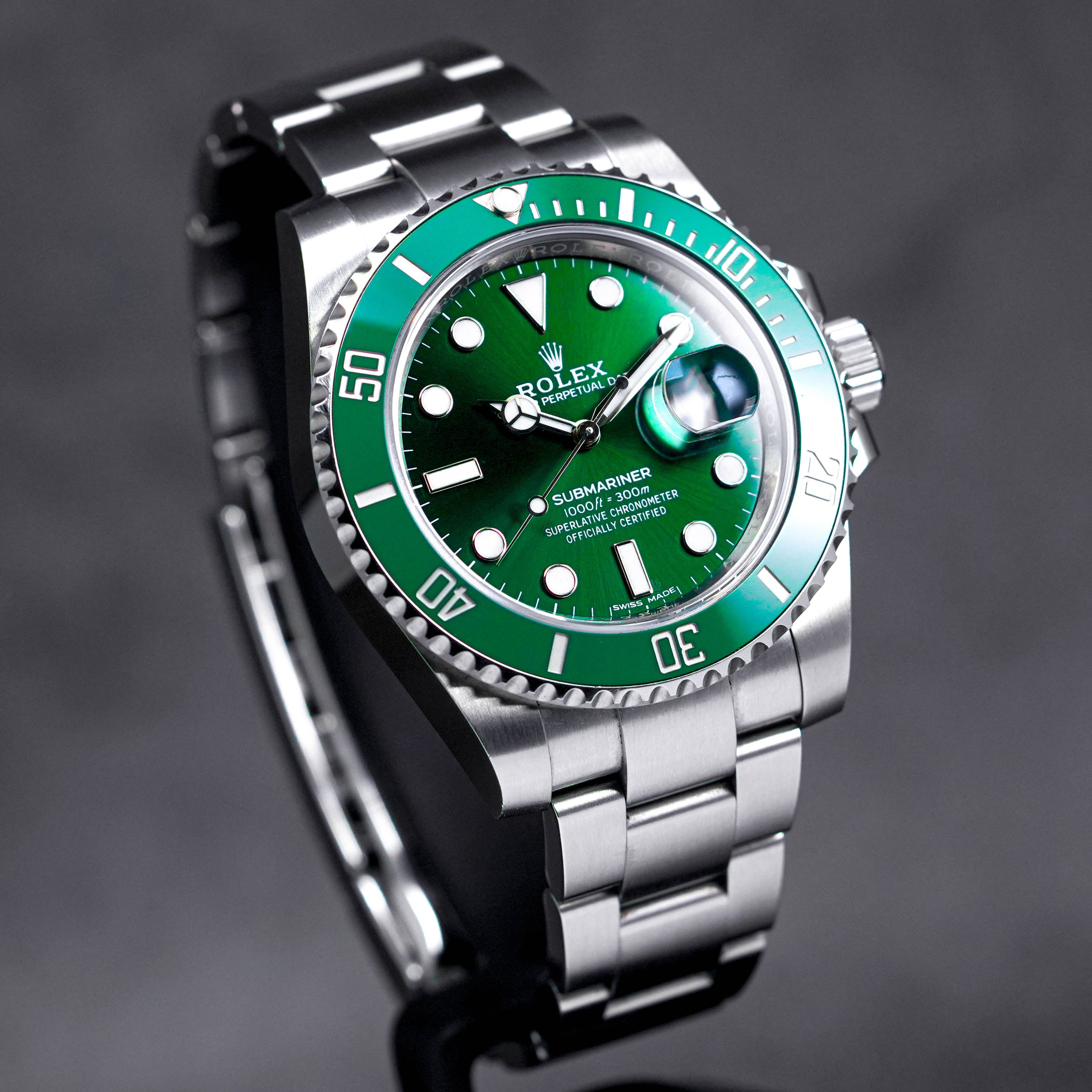 SUBMARINER DATE 40MM 'HULK' (2018)