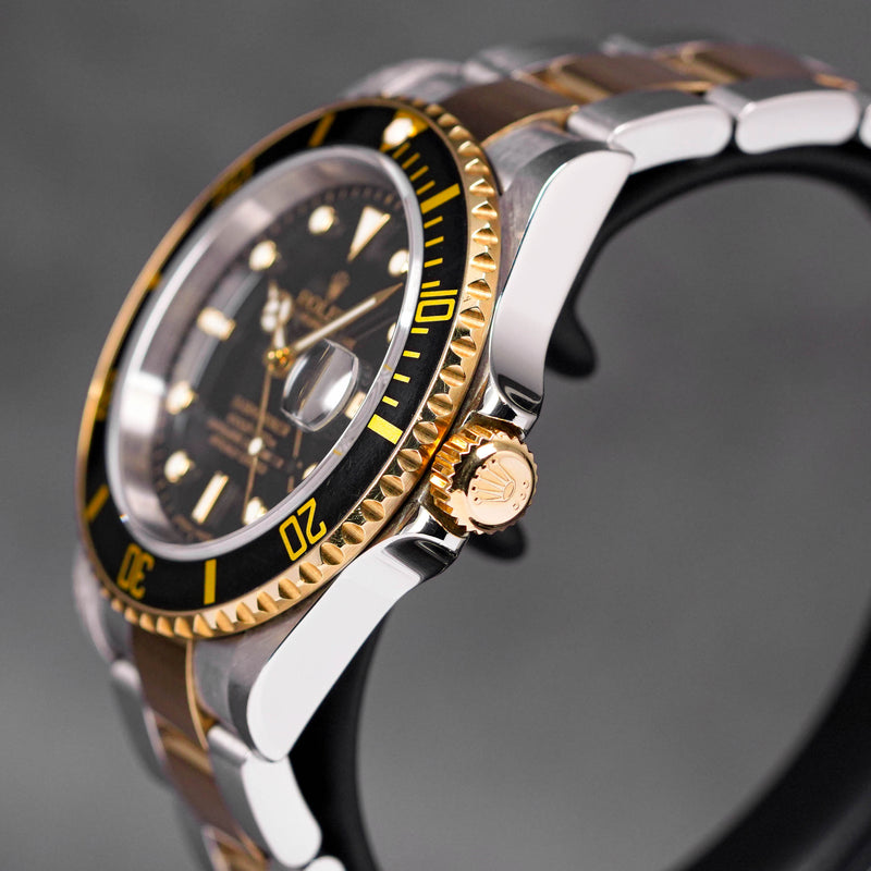 SUBMARINER DATE 40MM TWOTONE YELLOWGOLD BLACK DIAL 'D SERIES' (WATCH ONLY)