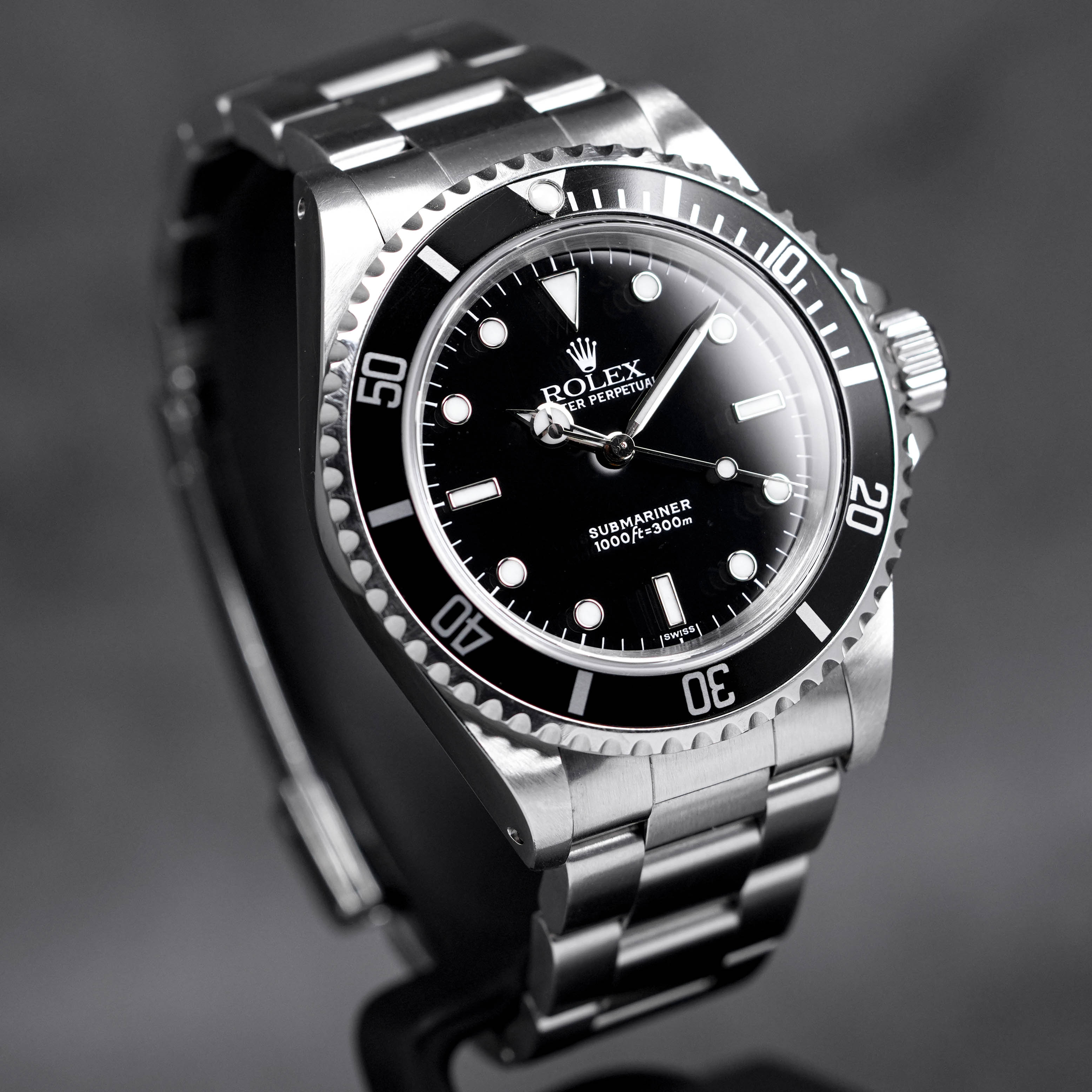 SUBMARINER NO DATE 40MM 14060 2 LINERS 'SWISS ONLY' (UNDATED, A SERIES-CIRCA 1999)