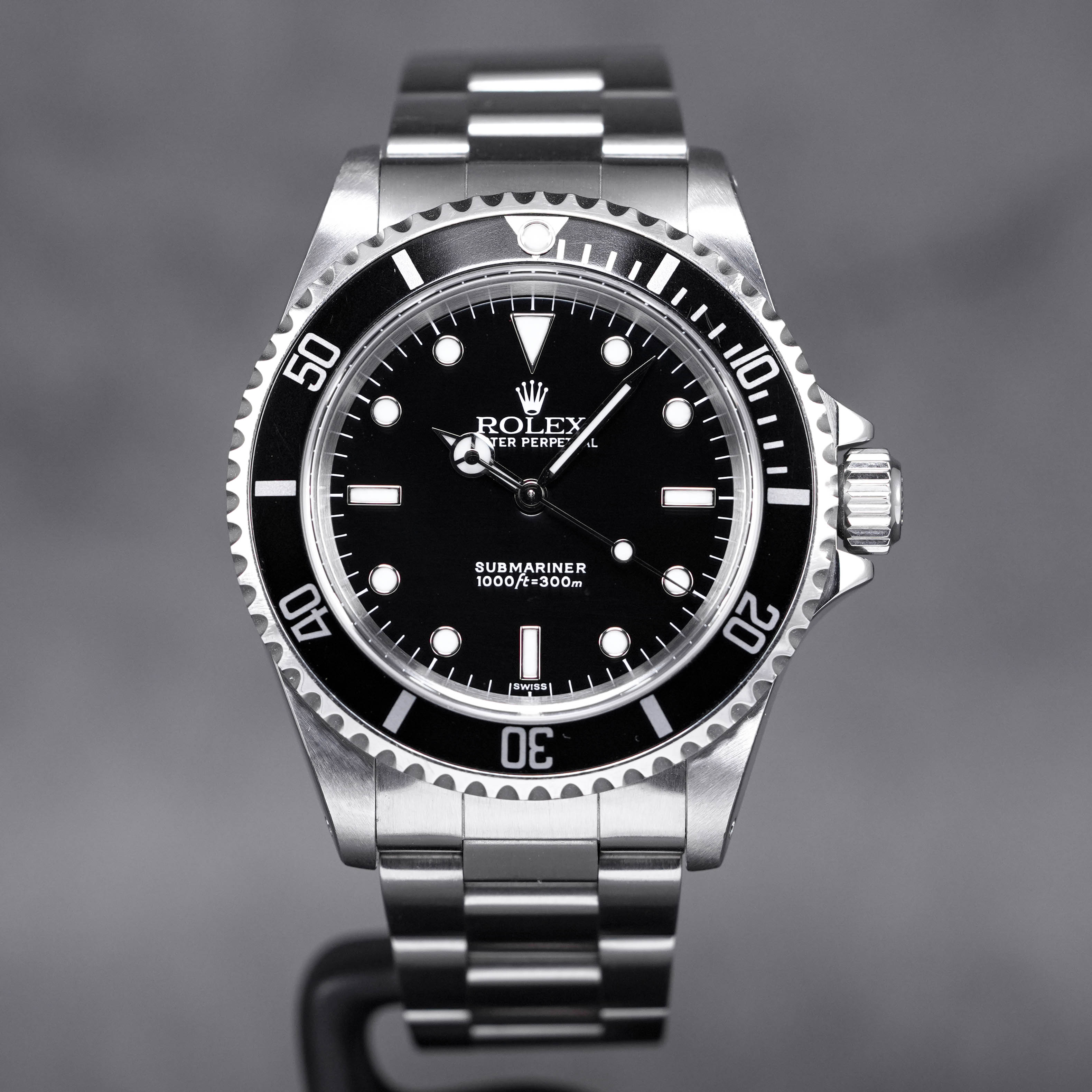 SUBMARINER NO DATE 40MM 14060 2 LINERS 'SWISS ONLY' (UNDATED, A SERIES-CIRCA 1999)