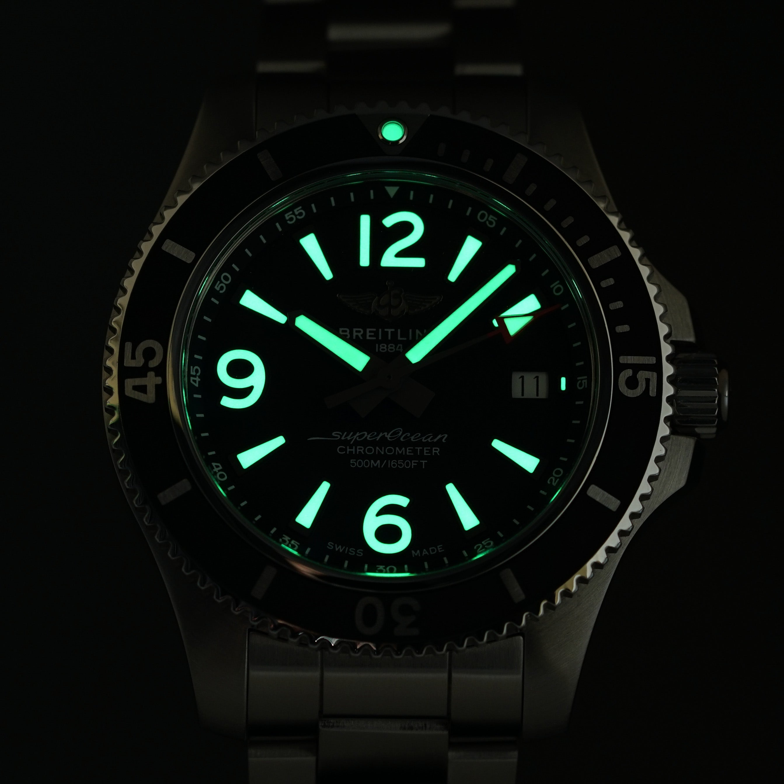 SUPEROCEAN 42MM BLACK DIAL