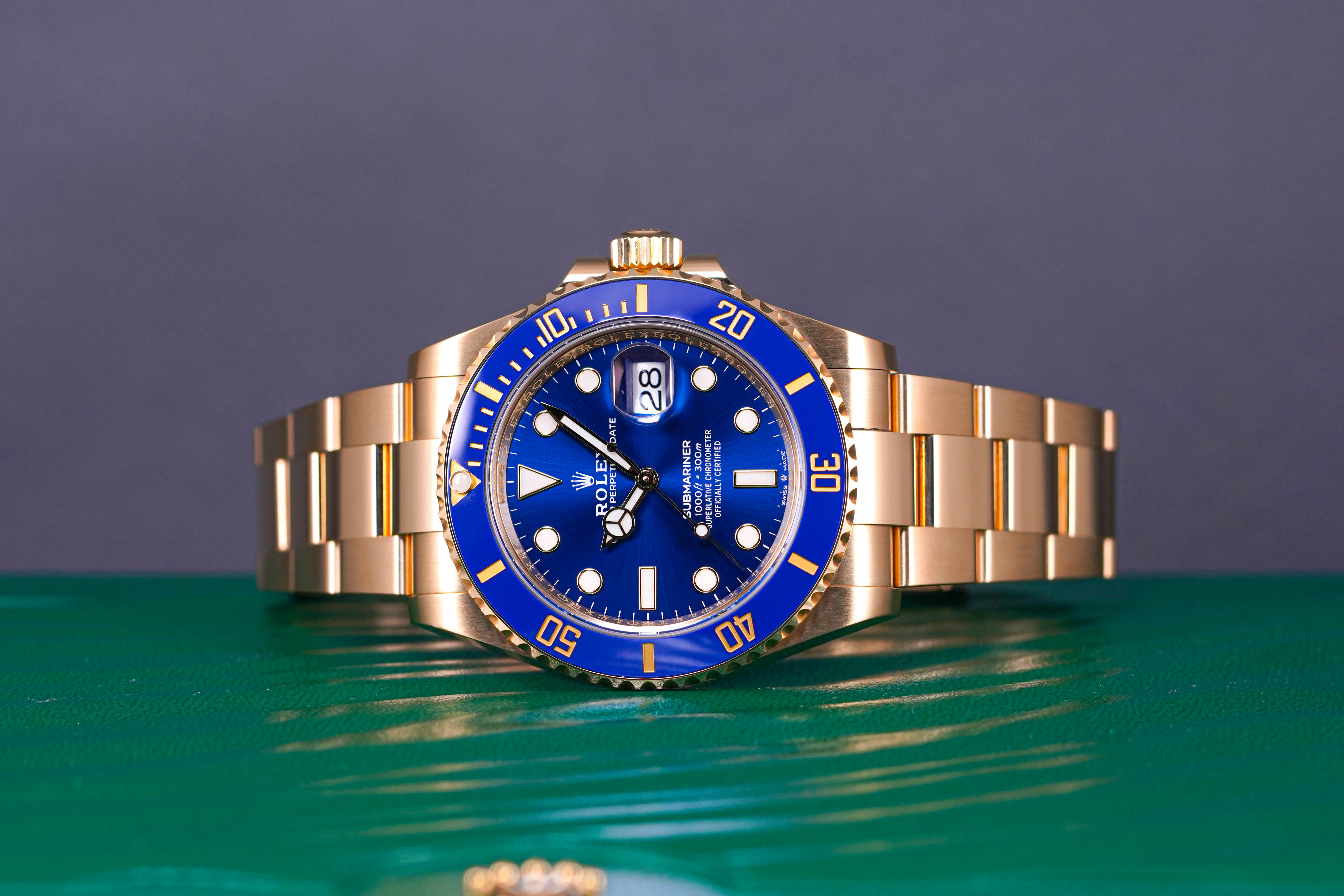 SUBMARINER DATE 41MM YELLOWGOLD BLUE DIAL (2020)