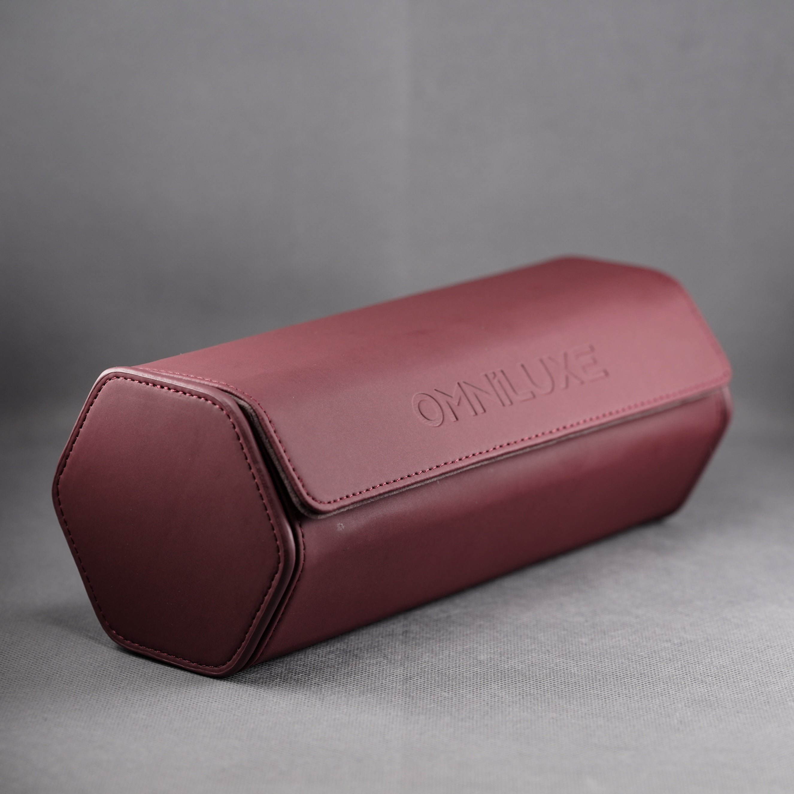 WATCH TRIPLE POUCH MAROON 'OMNILUXE' EDITION