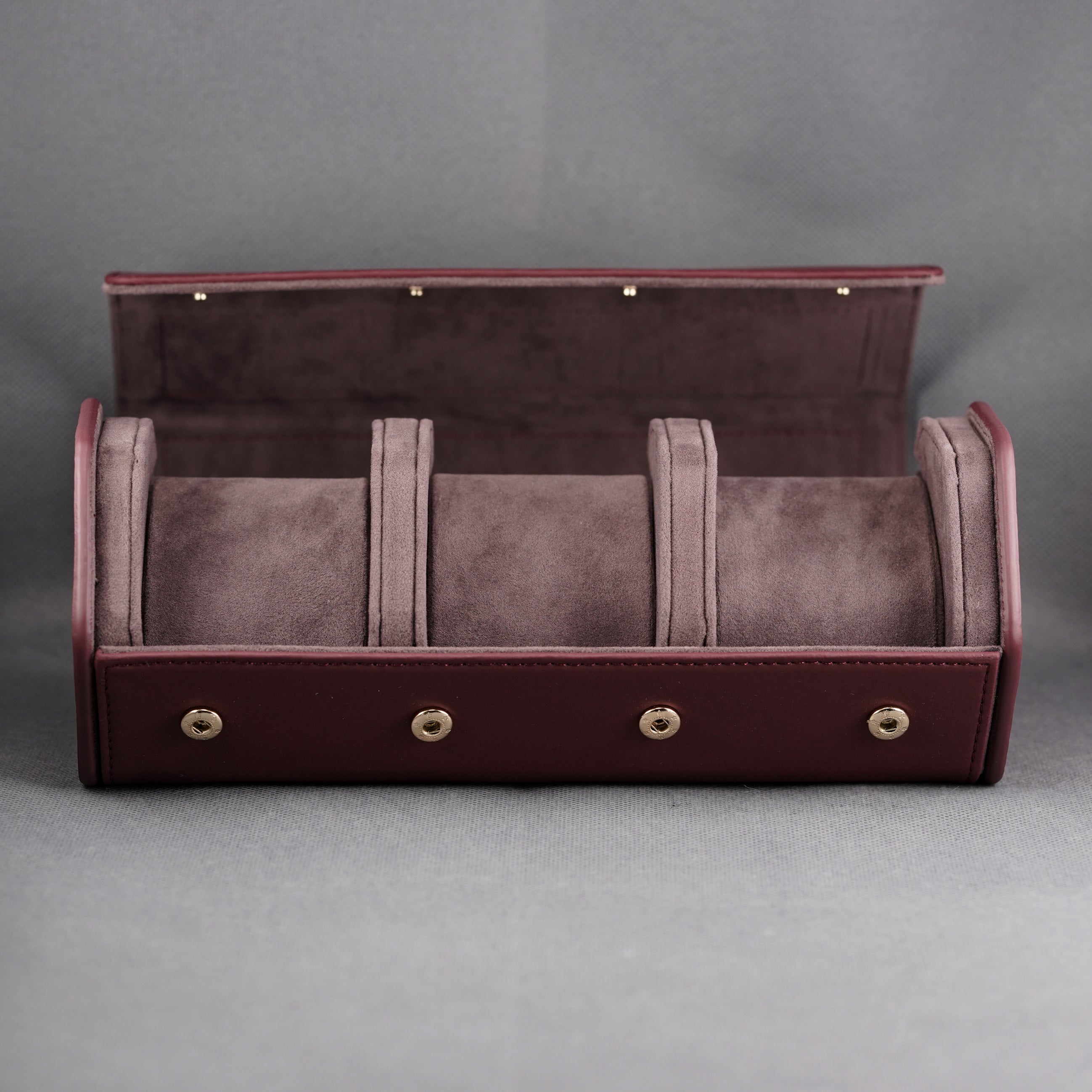 WATCH TRIPLE POUCH MAROON 'OMNILUXE' EDITION