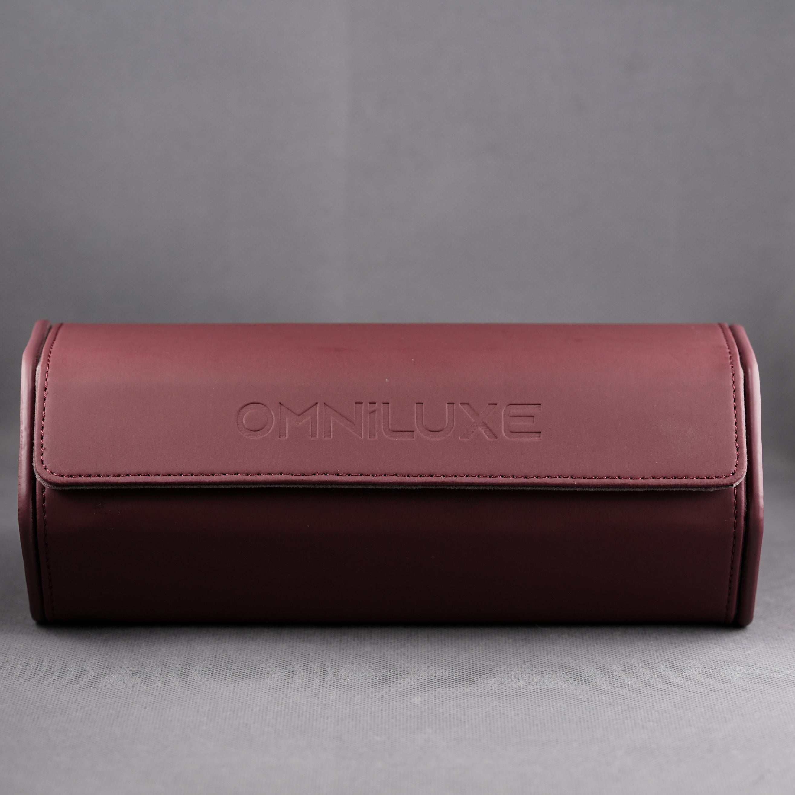 WATCH TRIPLE POUCH MAROON 'OMNILUXE' EDITION
