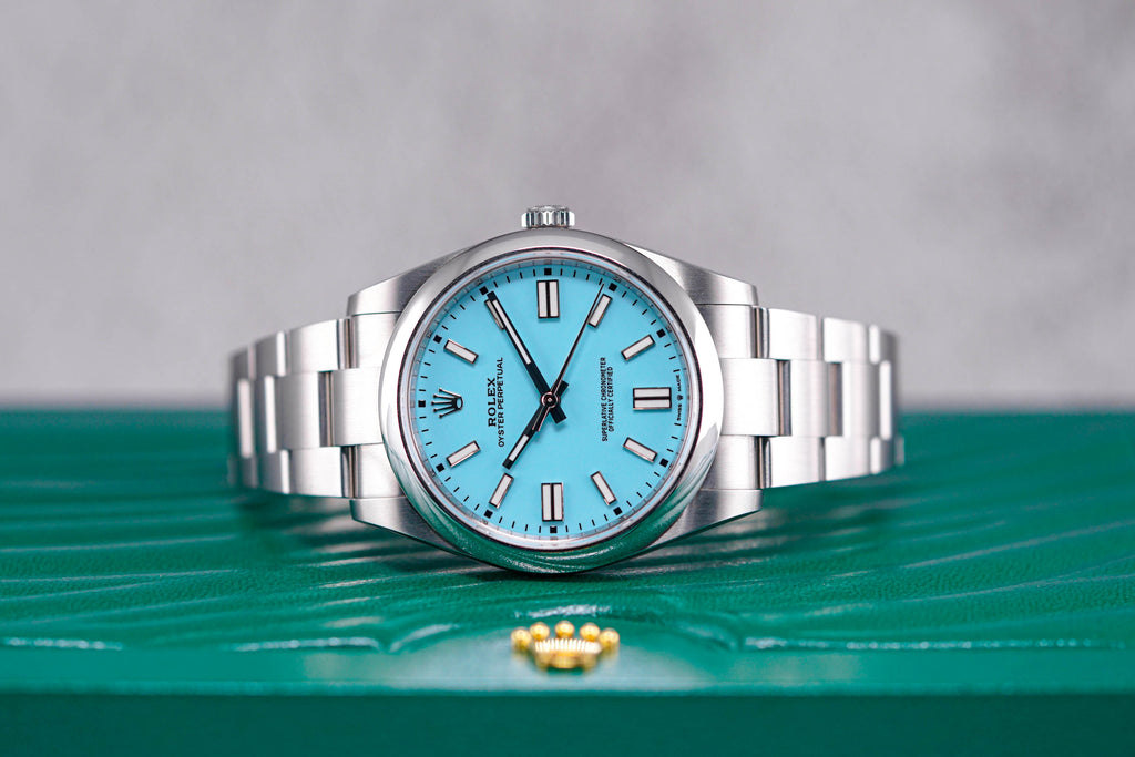 ROLEX OYSTER PERPETUAL 41MM TIFFANY BLUE (2022) - IDWX